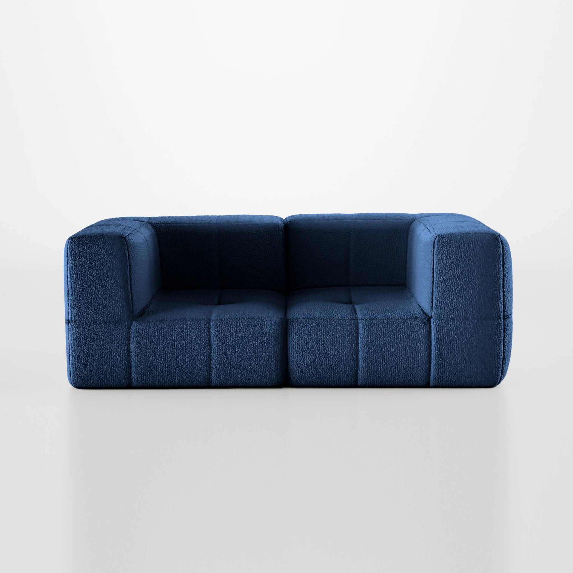 The Growing Sofa | 2-Piece Modular Sofa with 2 Corner Pieces - Blue