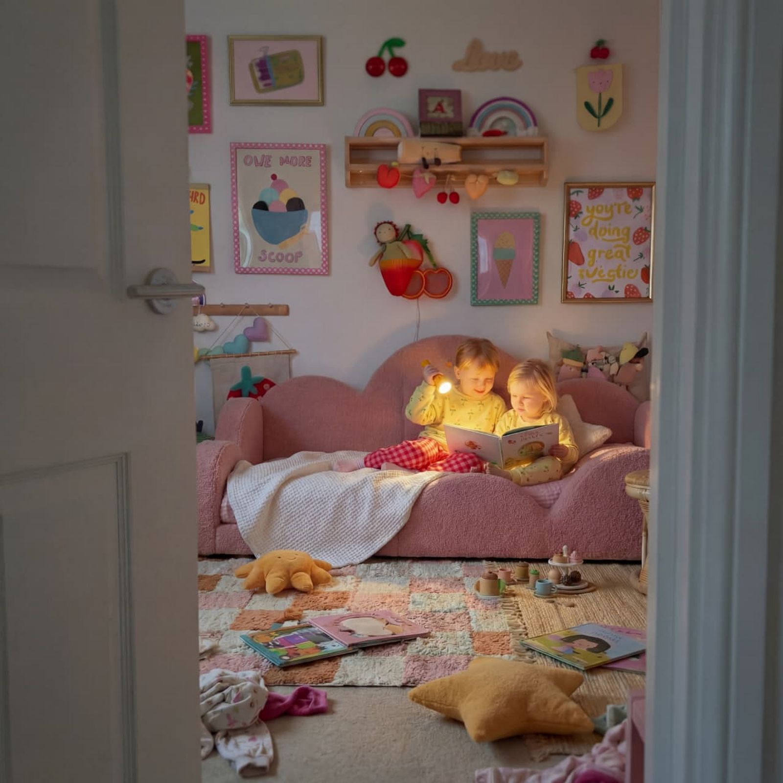 Little Duck Montessori Bed Cloud - Pink
