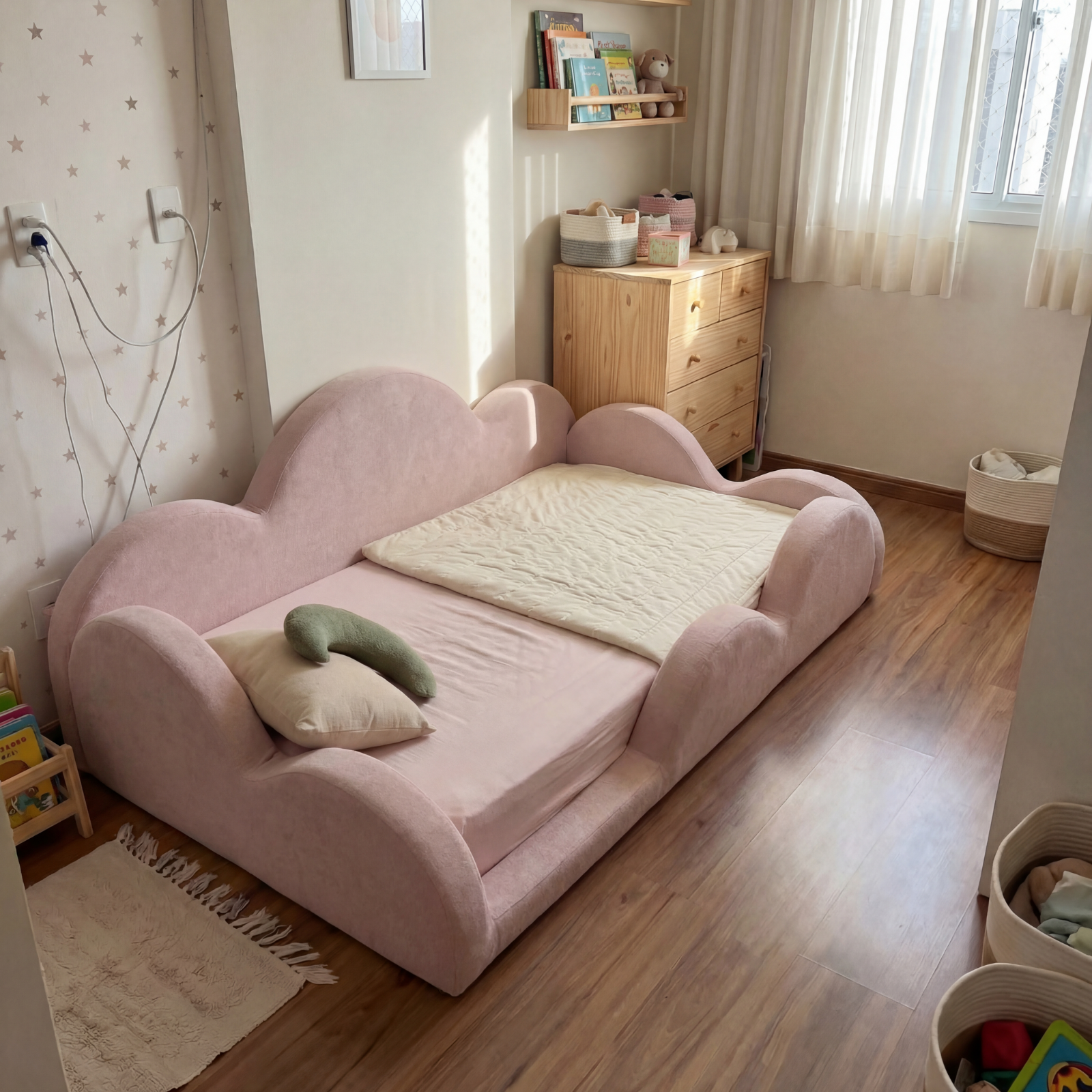 Little Duck Montessori Bed Cloud - Pink