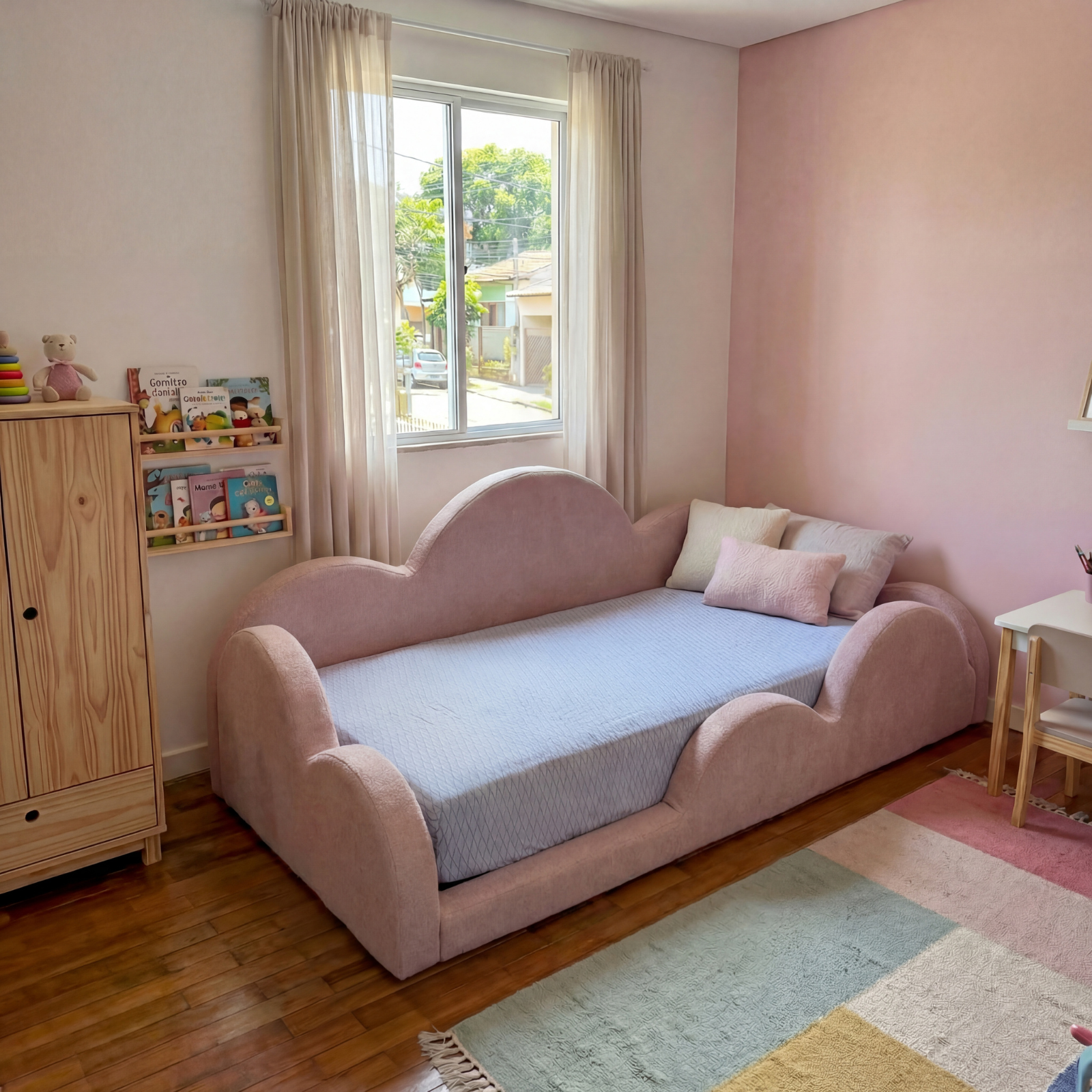 Little Duck Montessori Bed Cloud - Pink