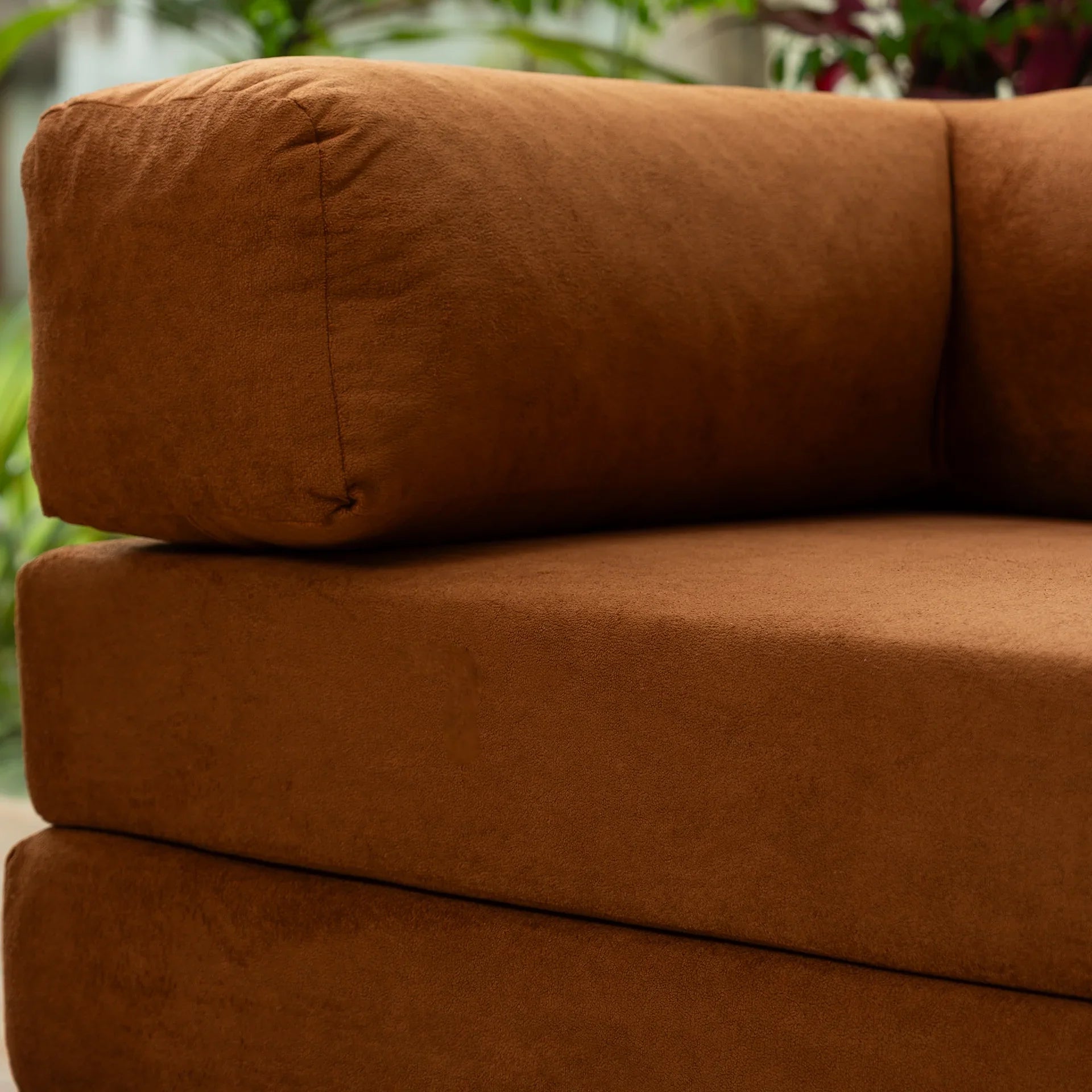 The Growing Sofa | Bloom Sofa Bed Boucle - Orange