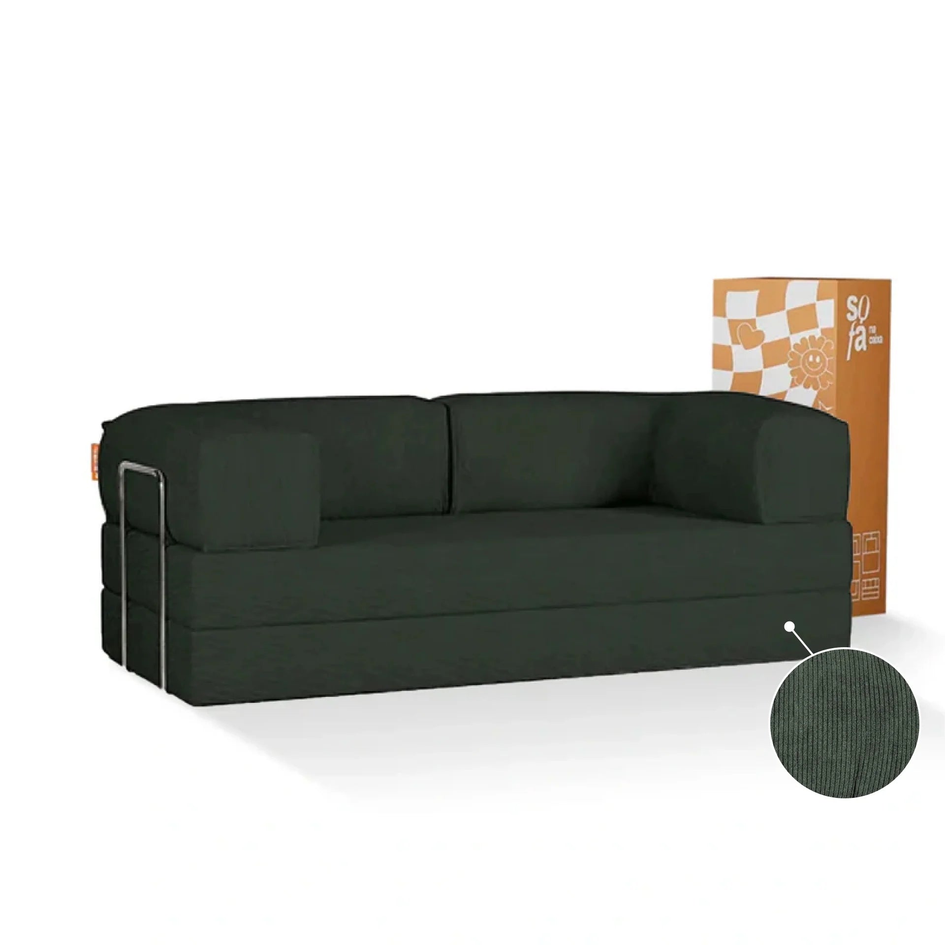 The Growing Sofa | Bloom Sofa Bed Corduroy - Green