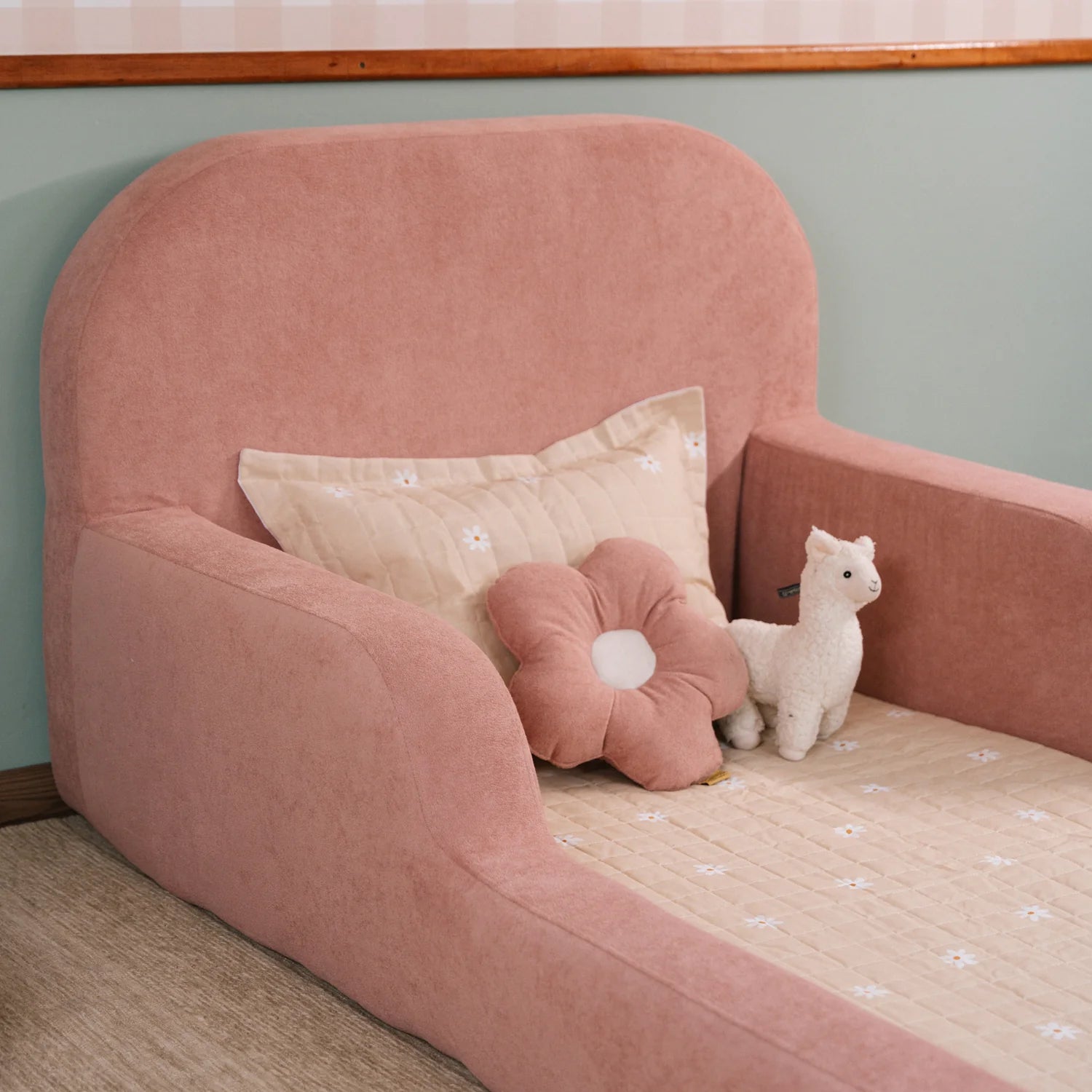 The Little Duck — Montessori-Inspired Toddler Floor Bed - Pink