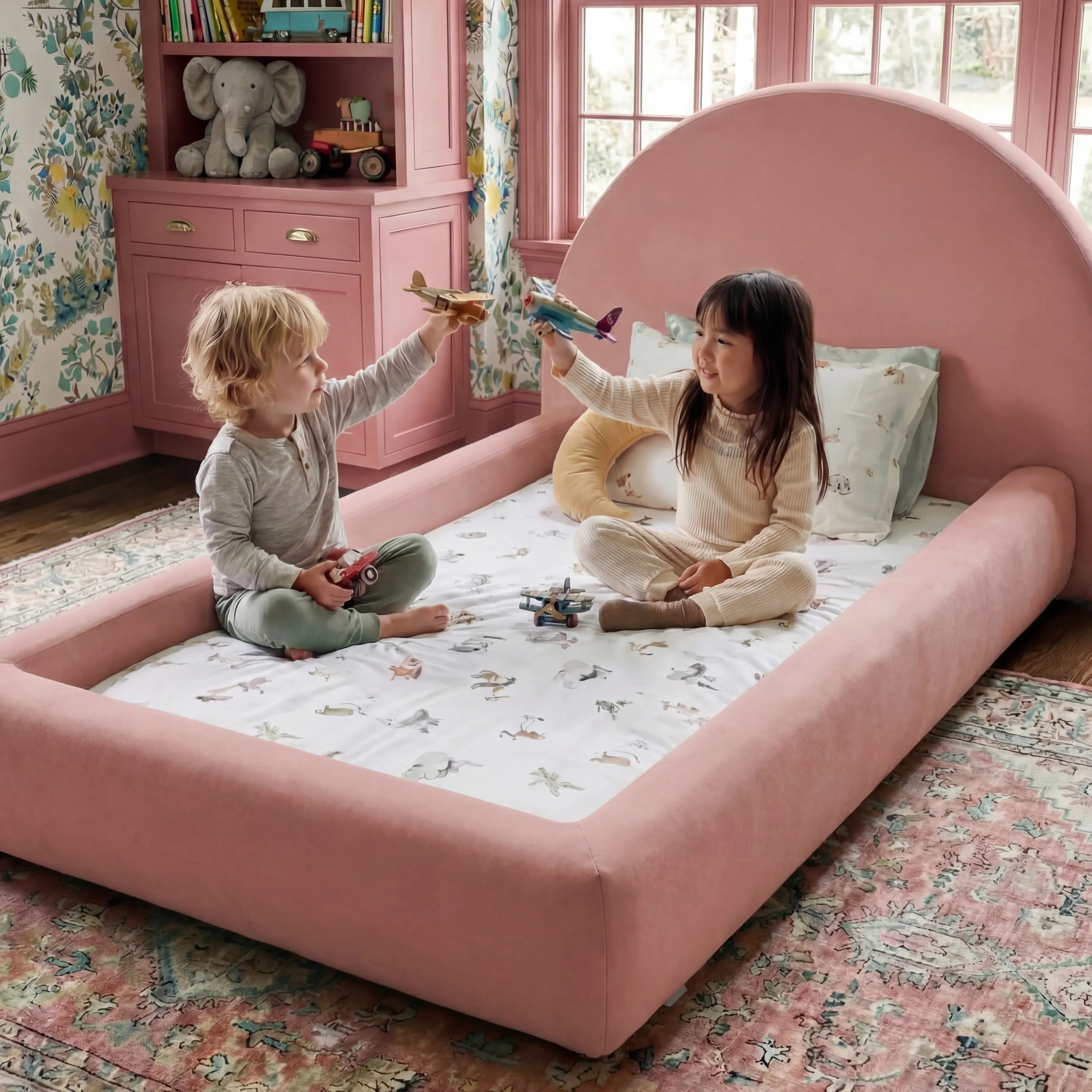 Little Duck Montessori Bed Sun - Pink