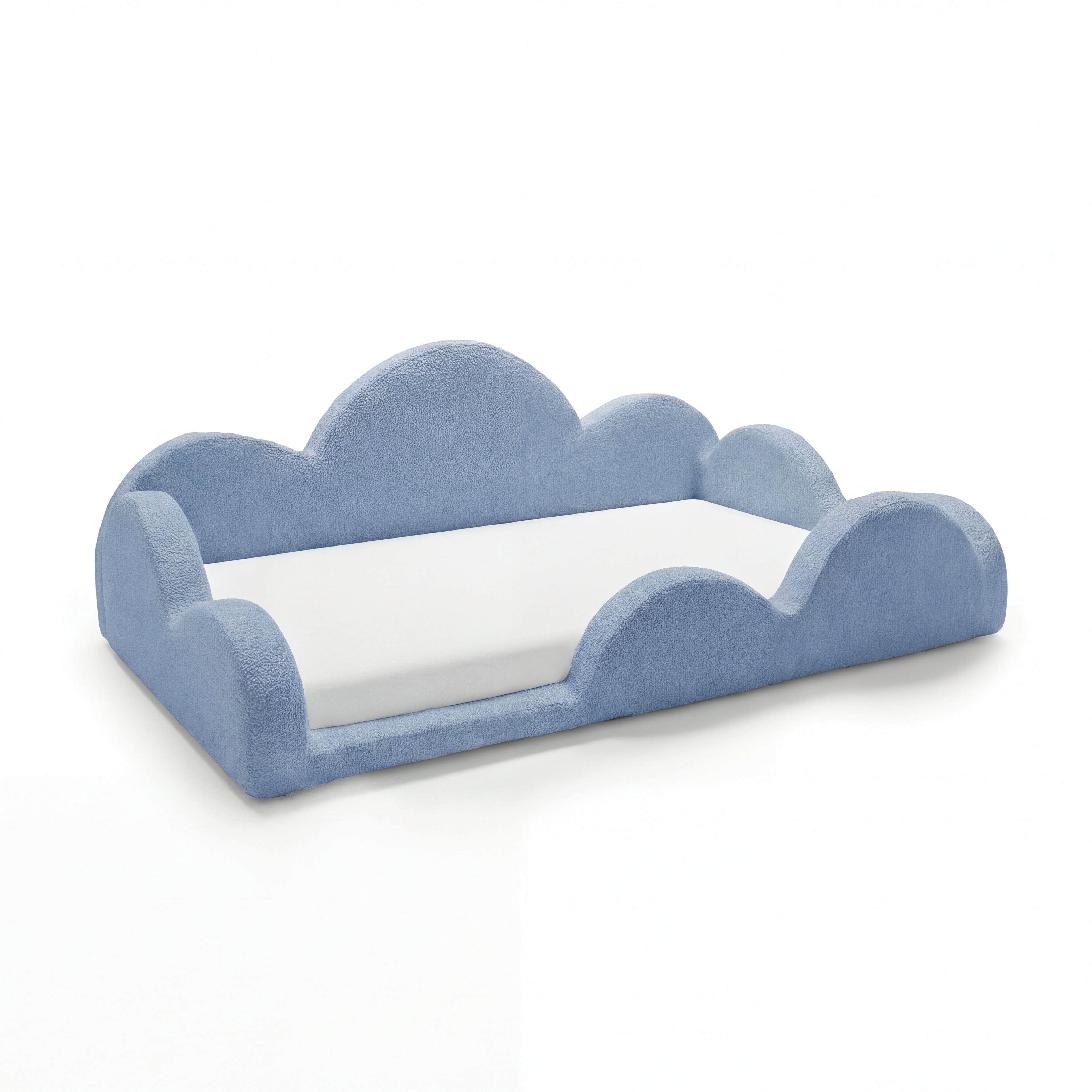 Little Duck Montessori Bed Cloud - Light Blue