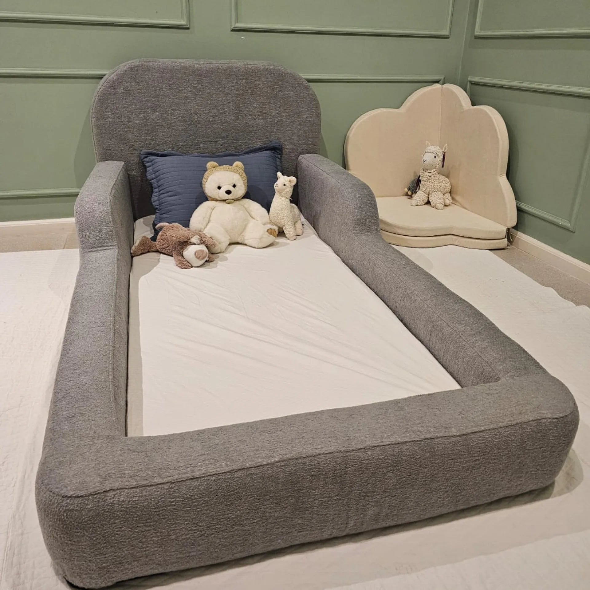 The Little Duck — Montessori-Inspired Toddler Floor Bed - Gray