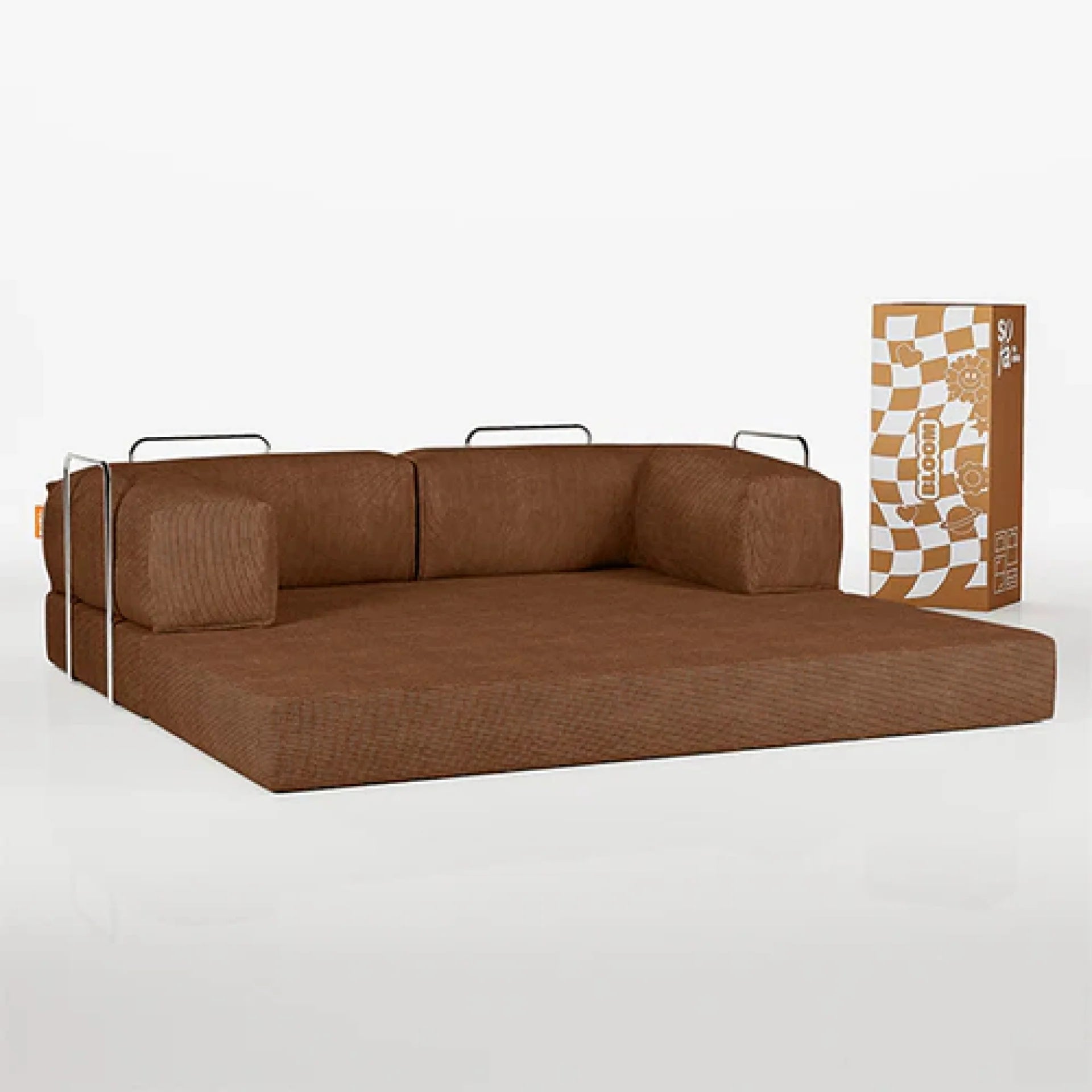 The Growing Sofa | Bloom Sofa Bed Corduroy - Brown