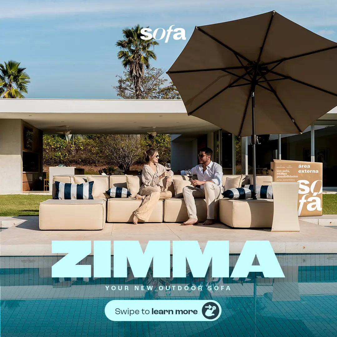 Zimma Lounge Set 3-seater - Linen