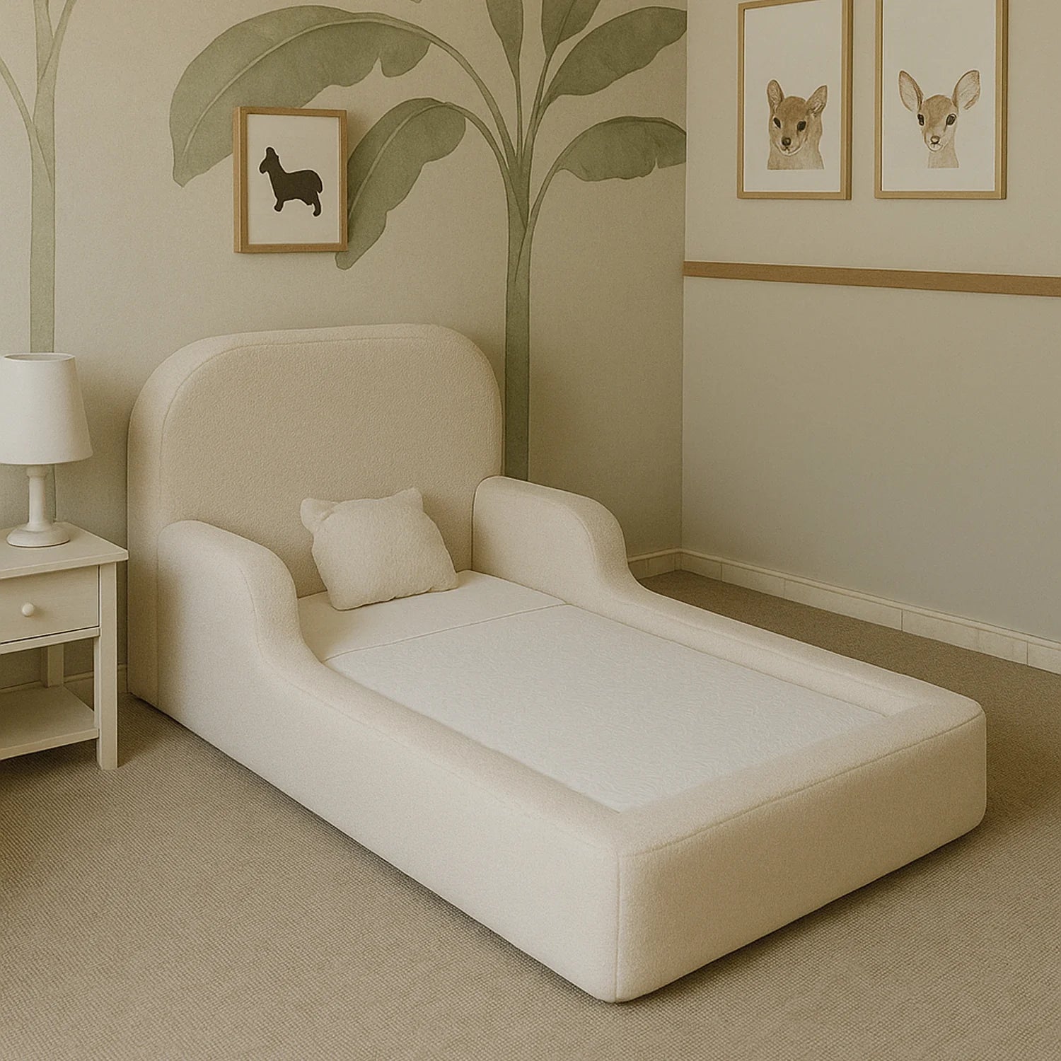 The Little Duck — Montessori-Inspired Toddler Floor Bed - Gray