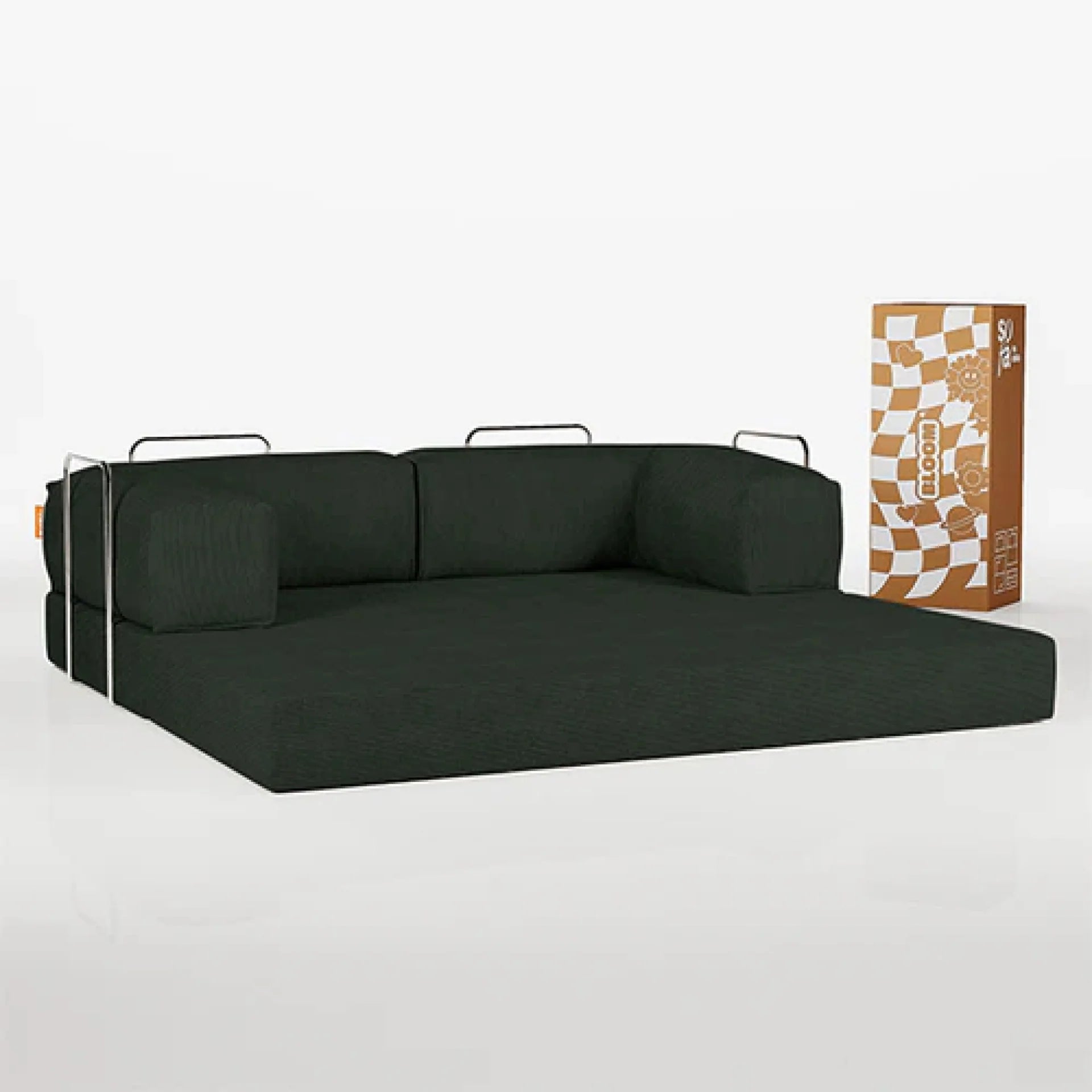 The Growing Sofa | Bloom Sofa Bed Corduroy - Green
