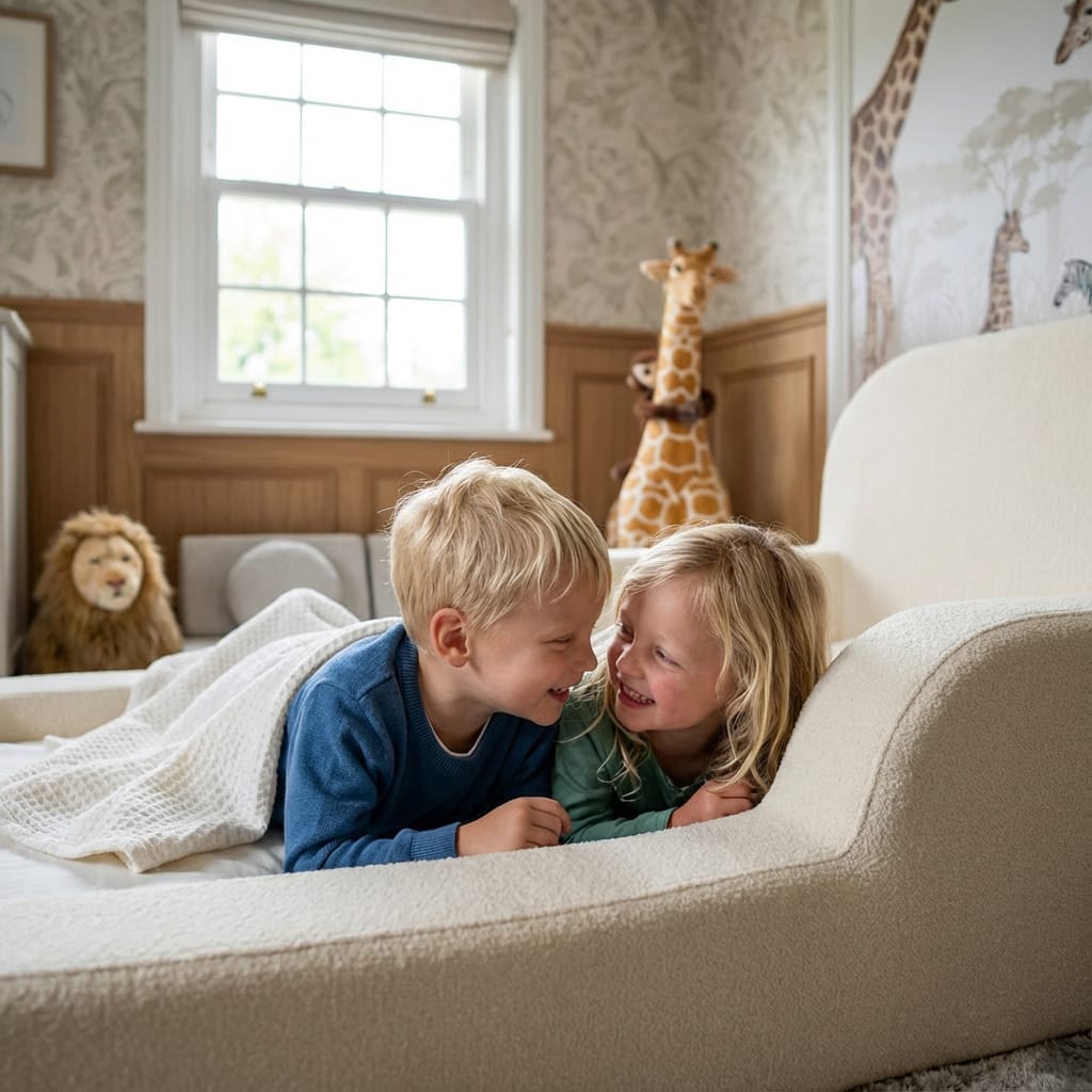 Little Duck Montessori Bed – Vanilla Linen