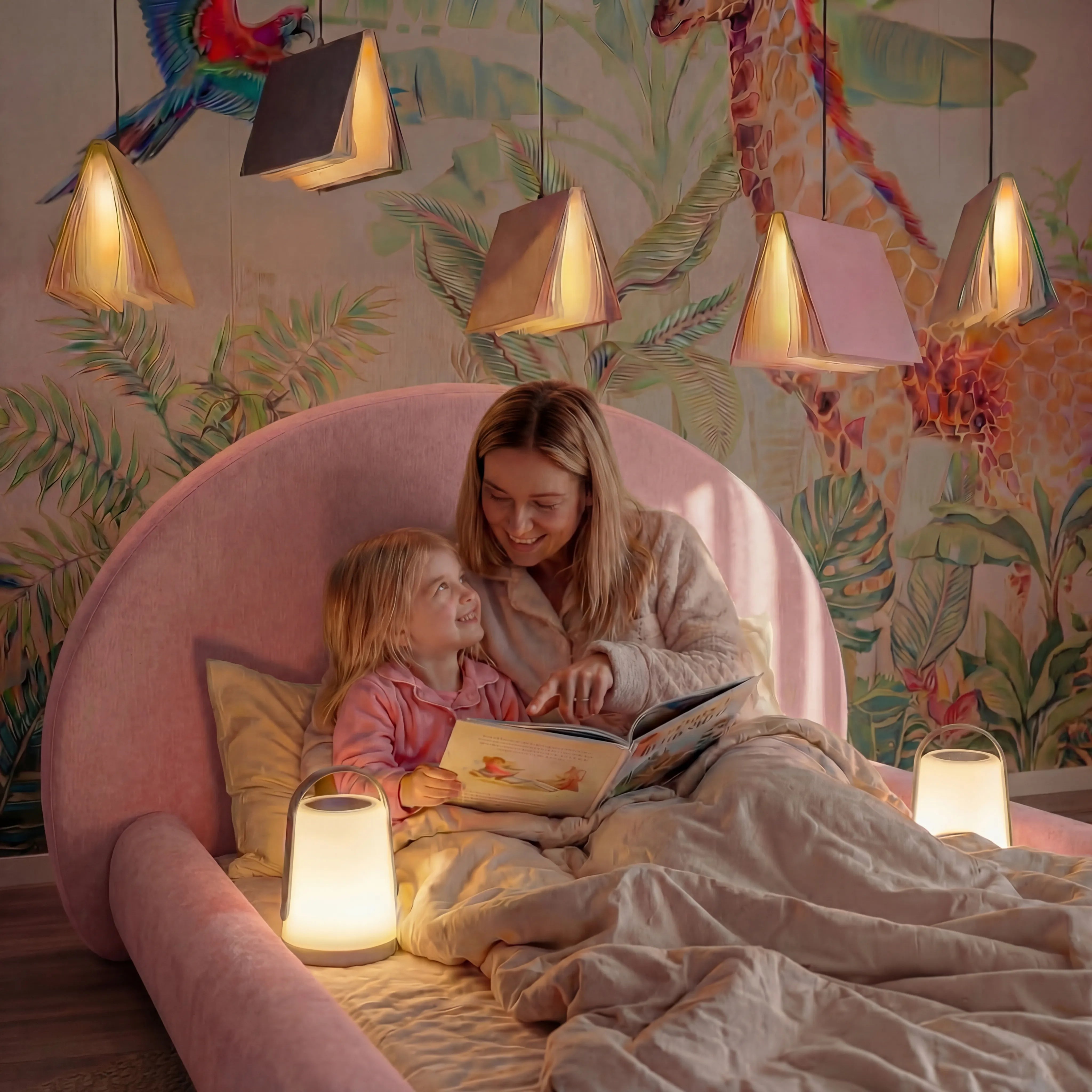 Little Duck Montessori Bed Sun - Pink