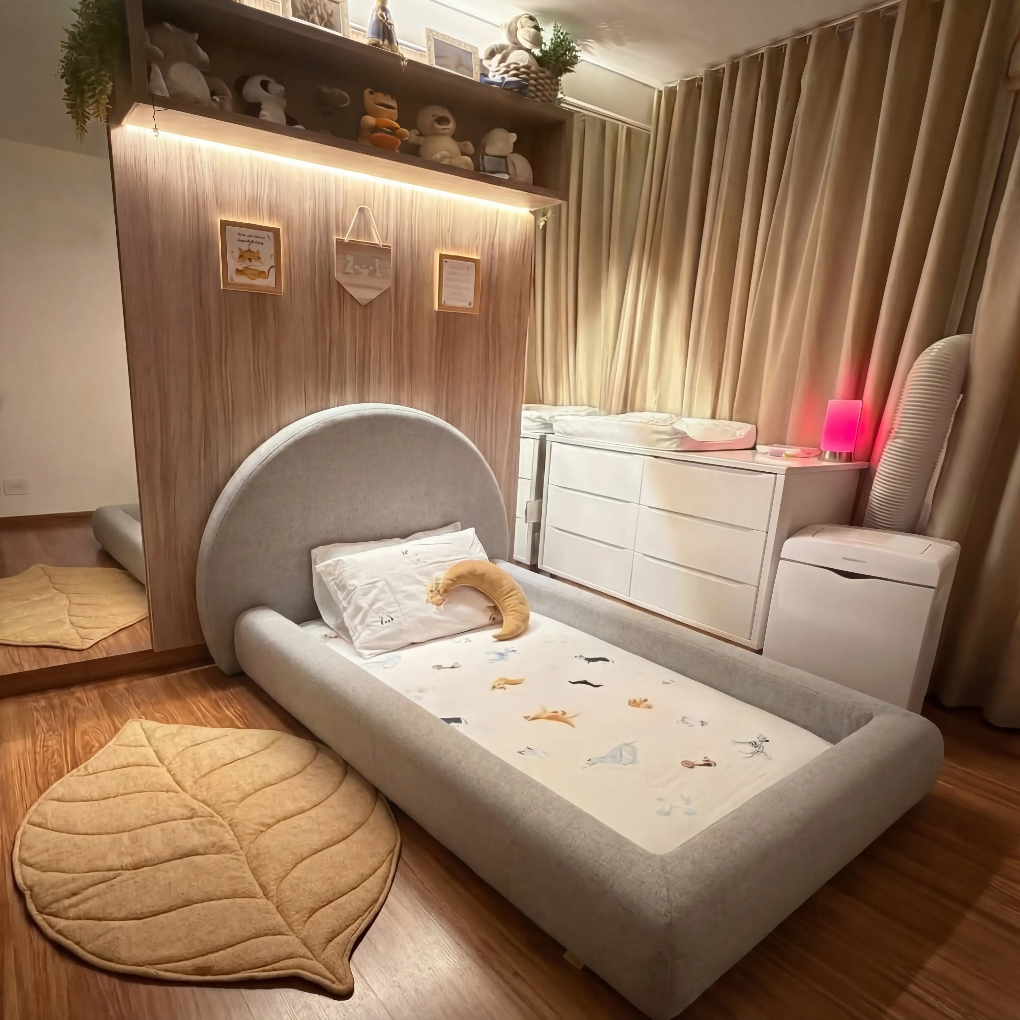 Little Duck Montessori Bed Sun - Gray
