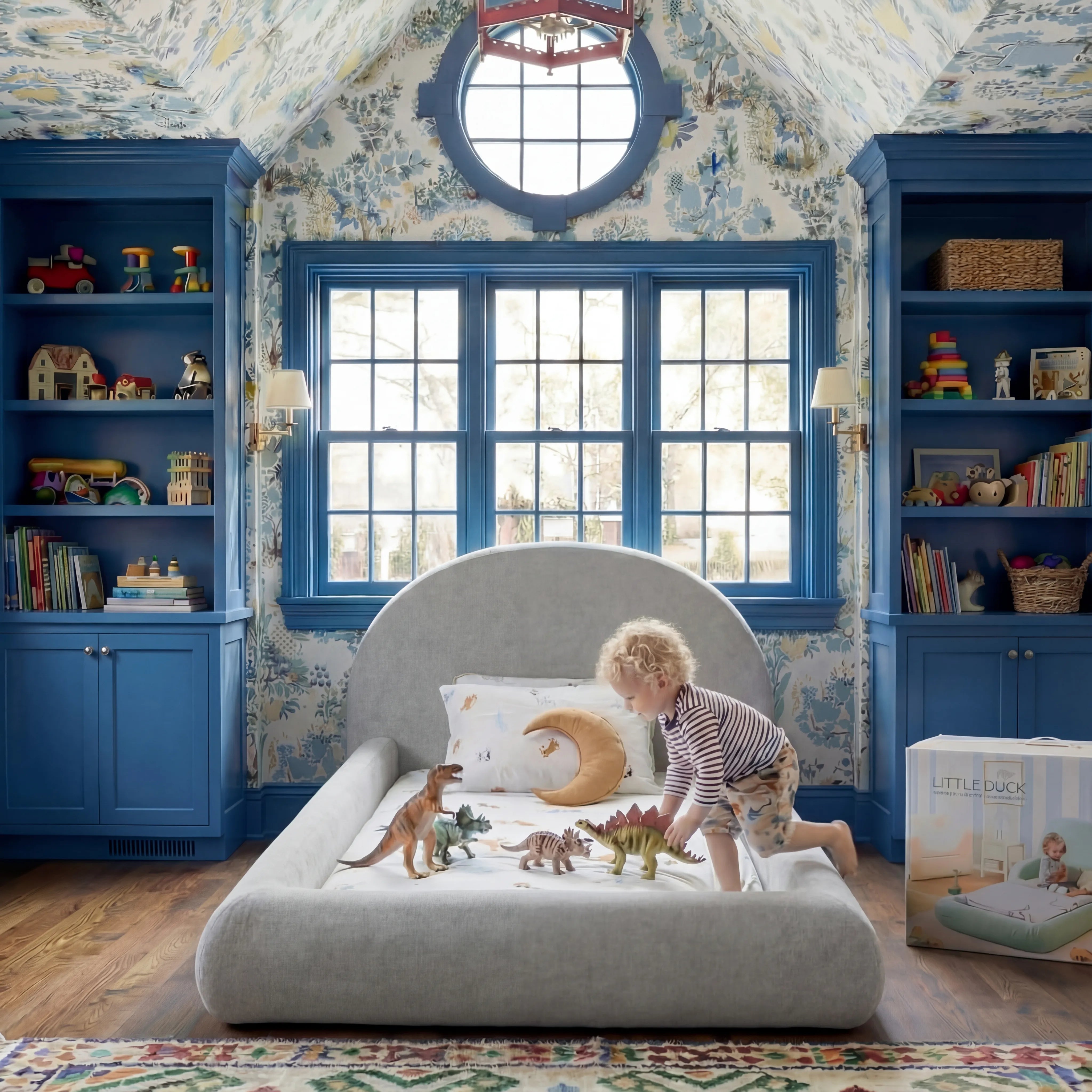 Little Duck Montessori Bed Sun - Gray