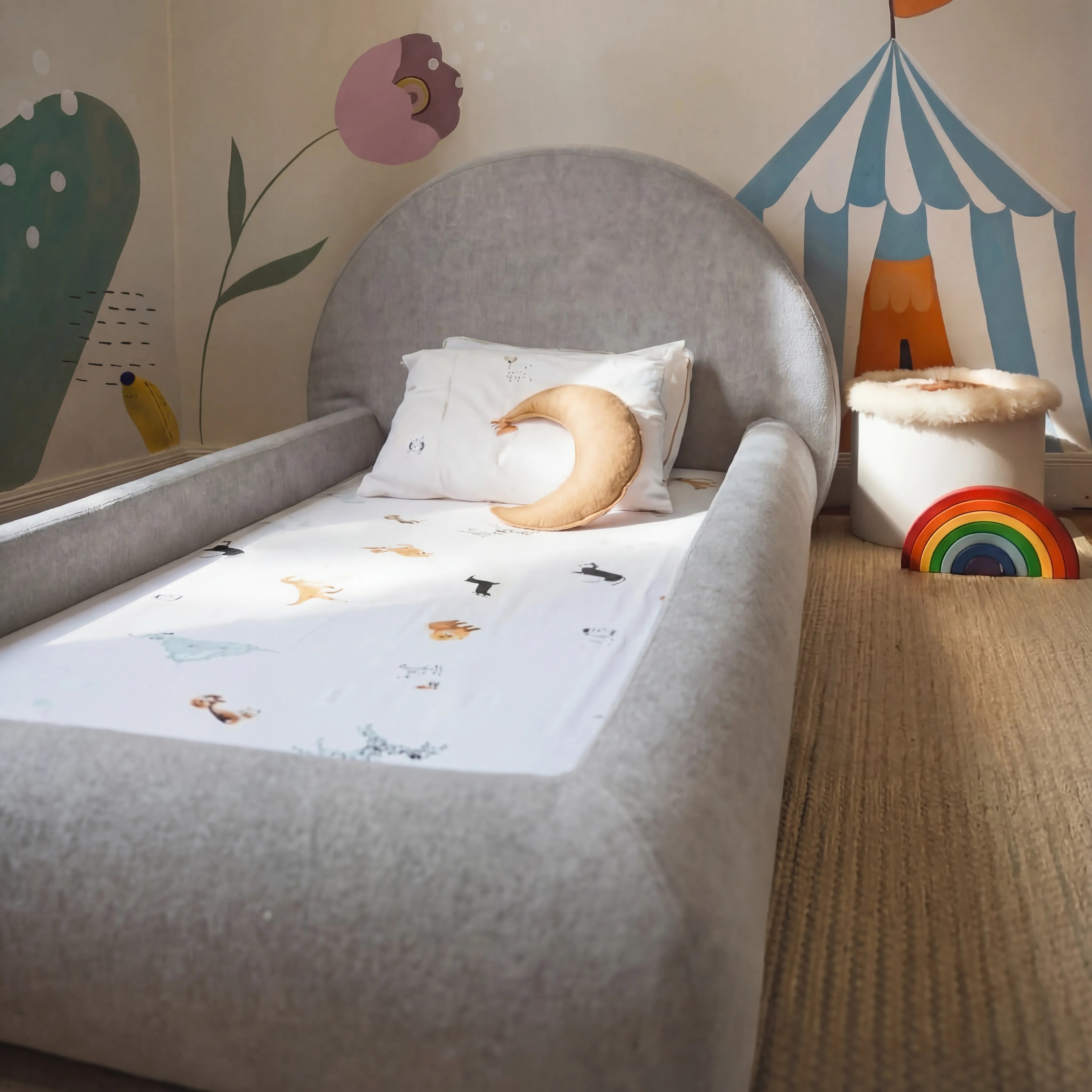Little Duck Montessori Bed Sun - Gray