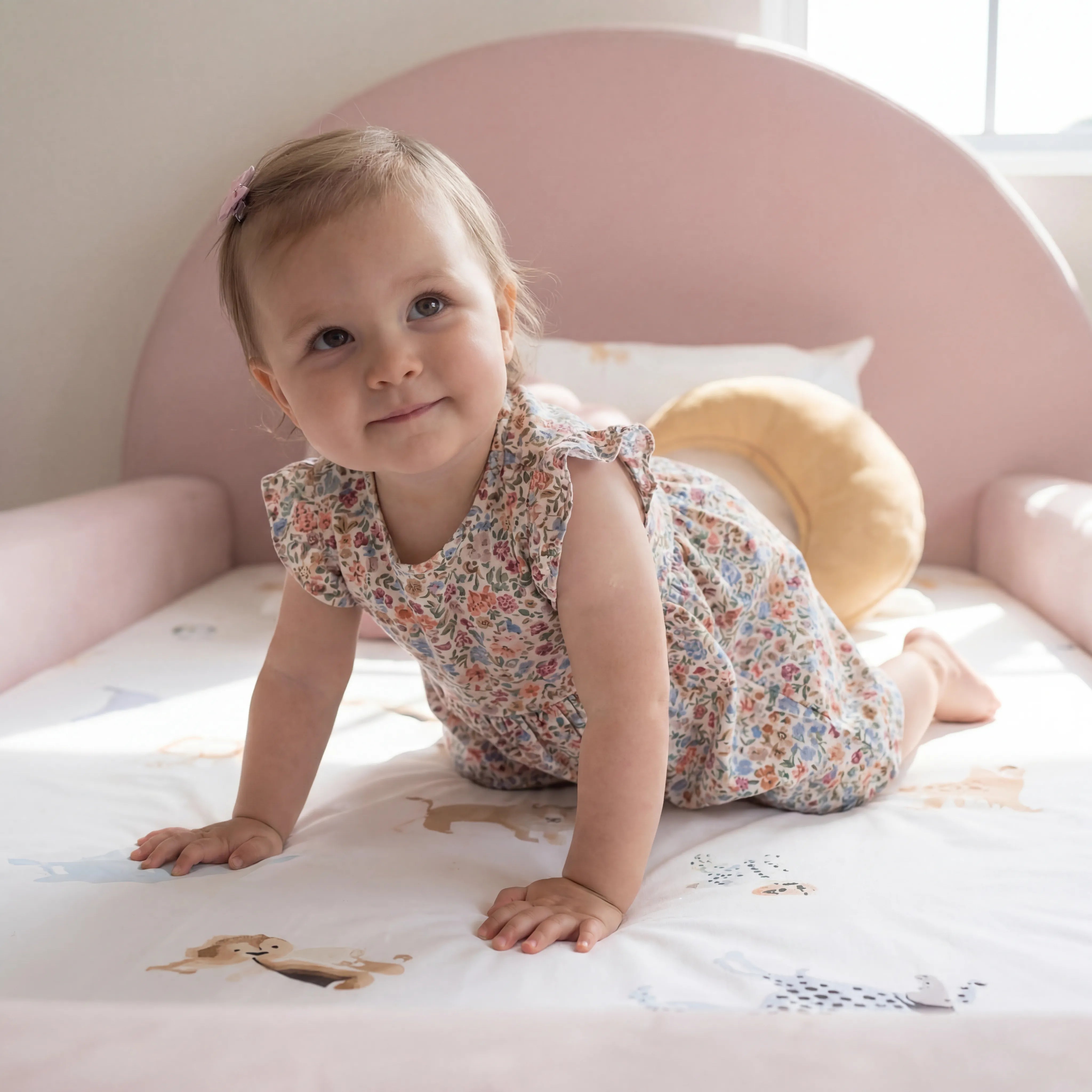 Little Duck Montessori Bed Sun - Pink