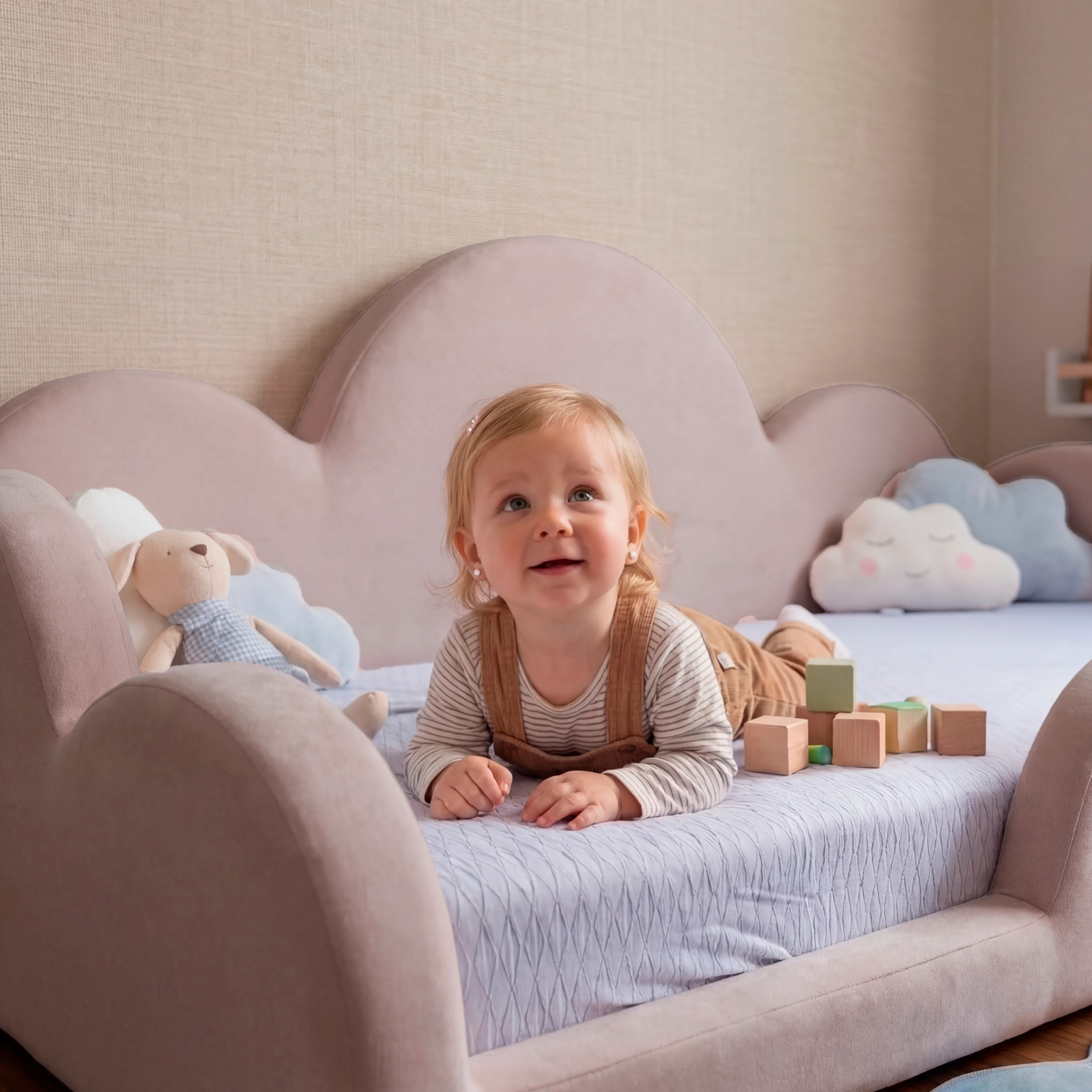 Little Duck Montessori Bed Cloud - Pink