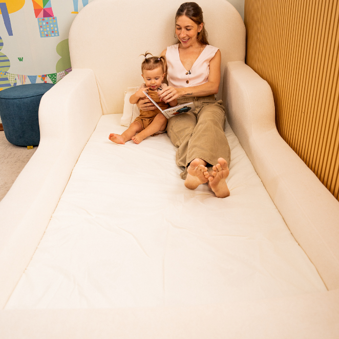 The Little Duck — Montessori-Inspired Toddler Floor Bed - Gray