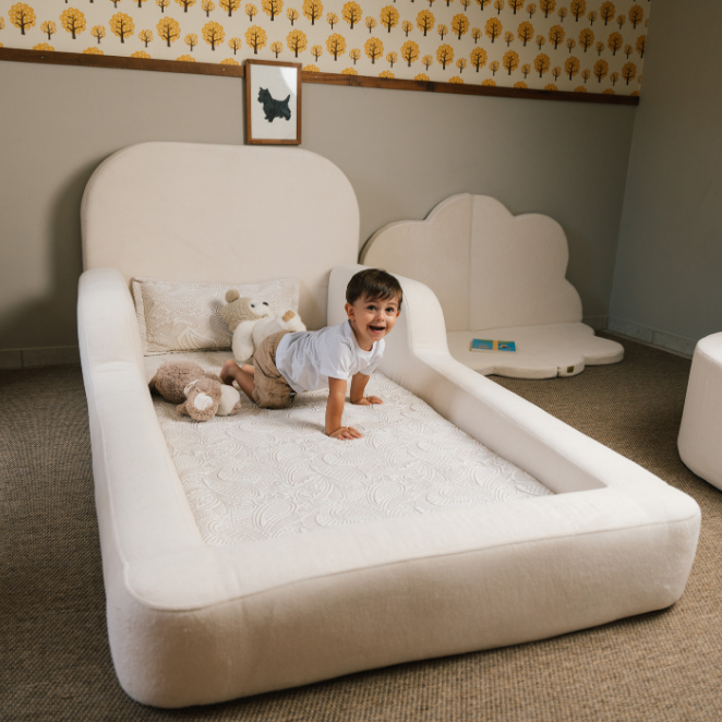 The Little Duck — Montessori-Inspired Toddler Floor Bed - Gray