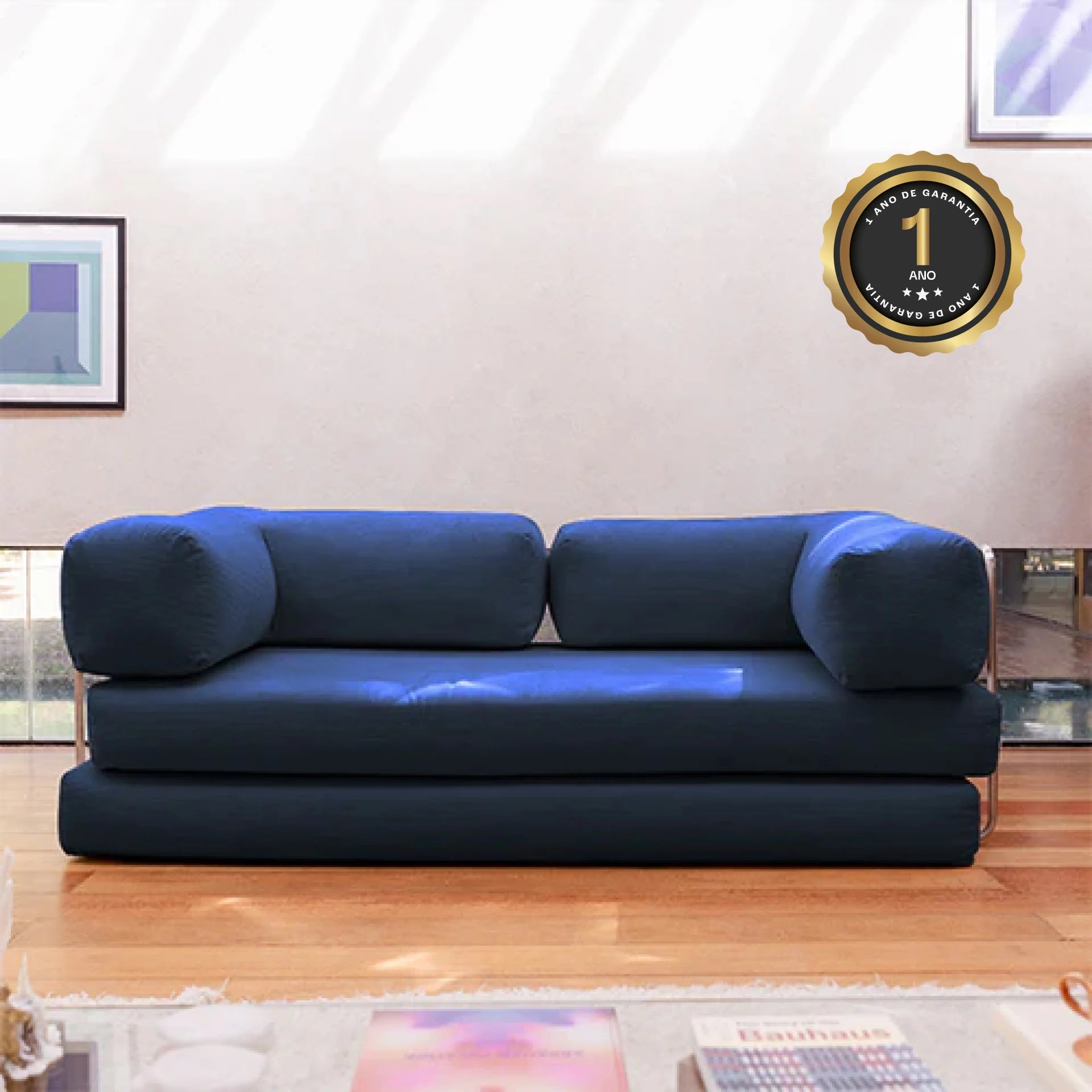 The Growing sofa Bloom Sofa Bed Corduroy - Blue