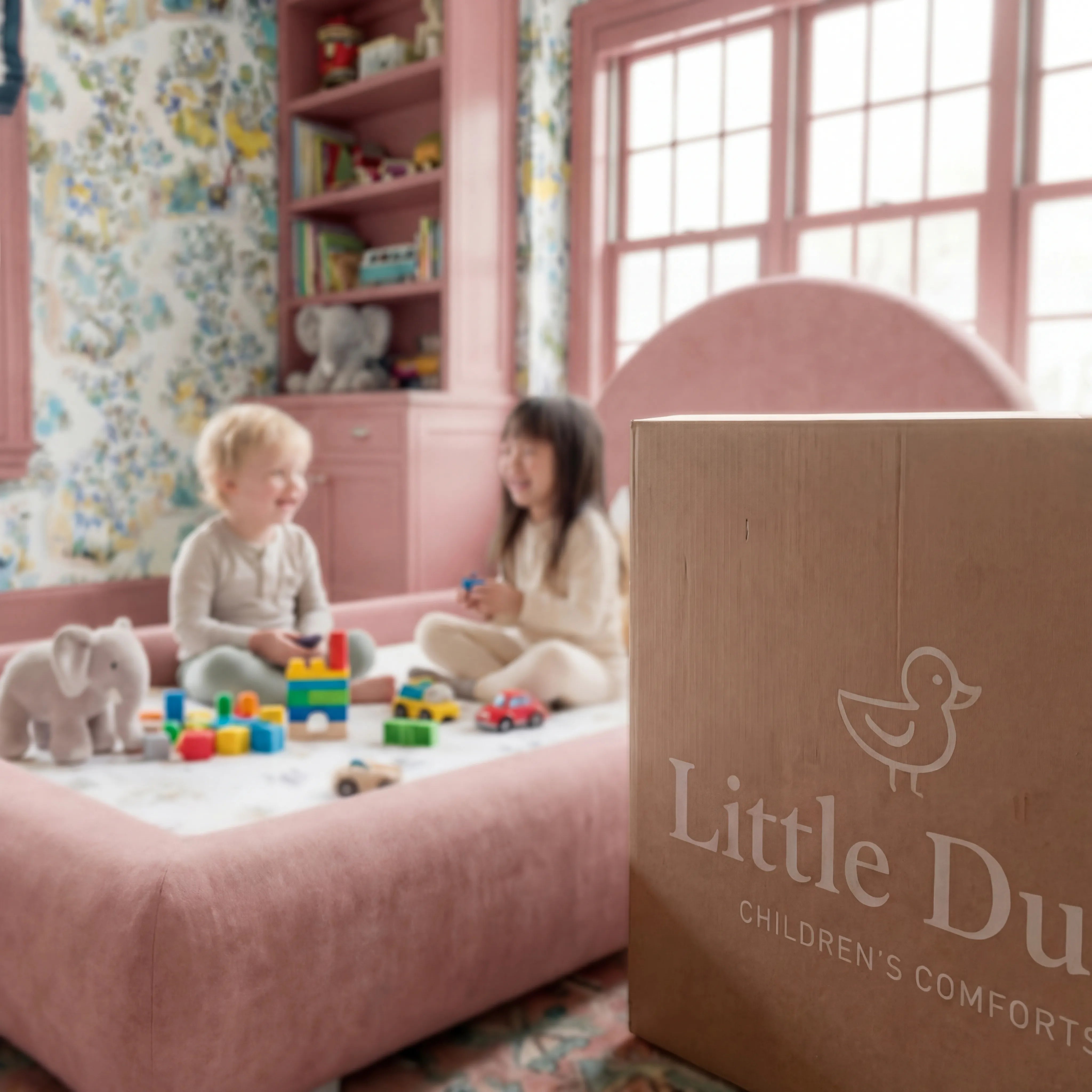 Little Duck Montessori Bed Sun - Pink