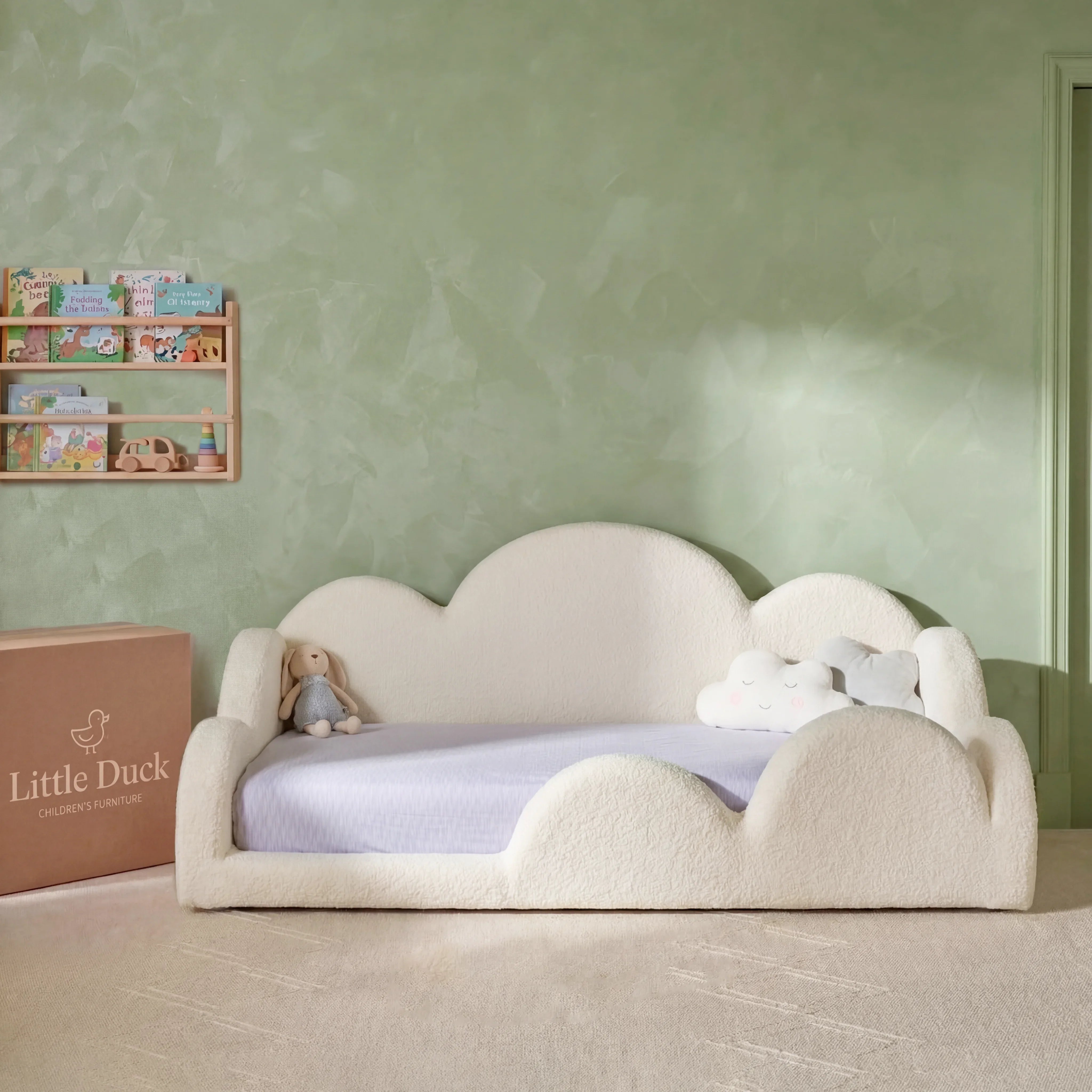 Little Duck Montessori Bed Sun - White
