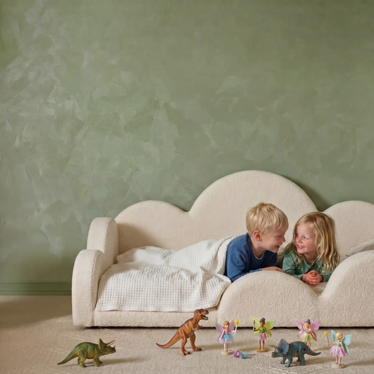 Little Duck Montessori Bed Sun - White