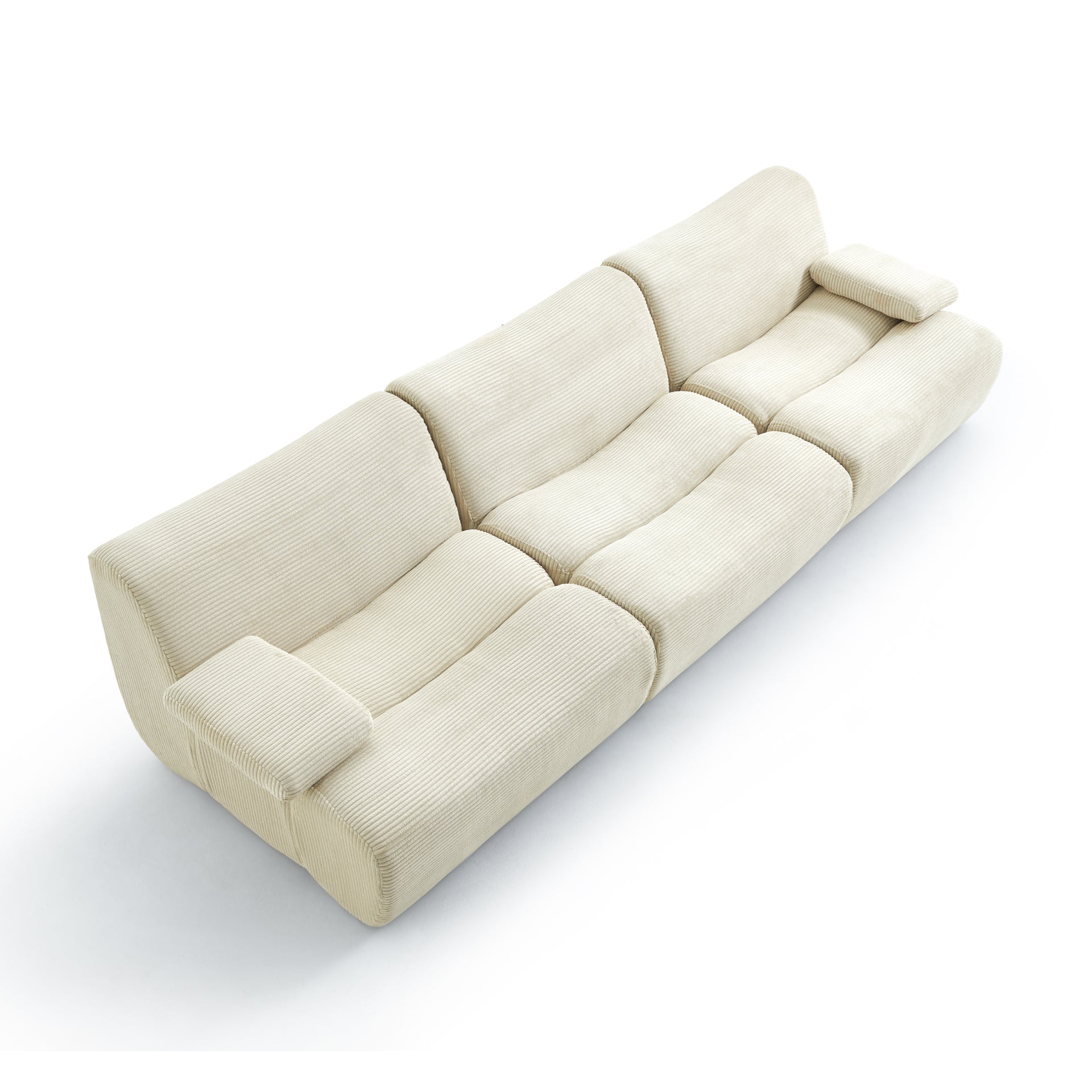 The Growing Sofa Ortler in Boucle - Linen