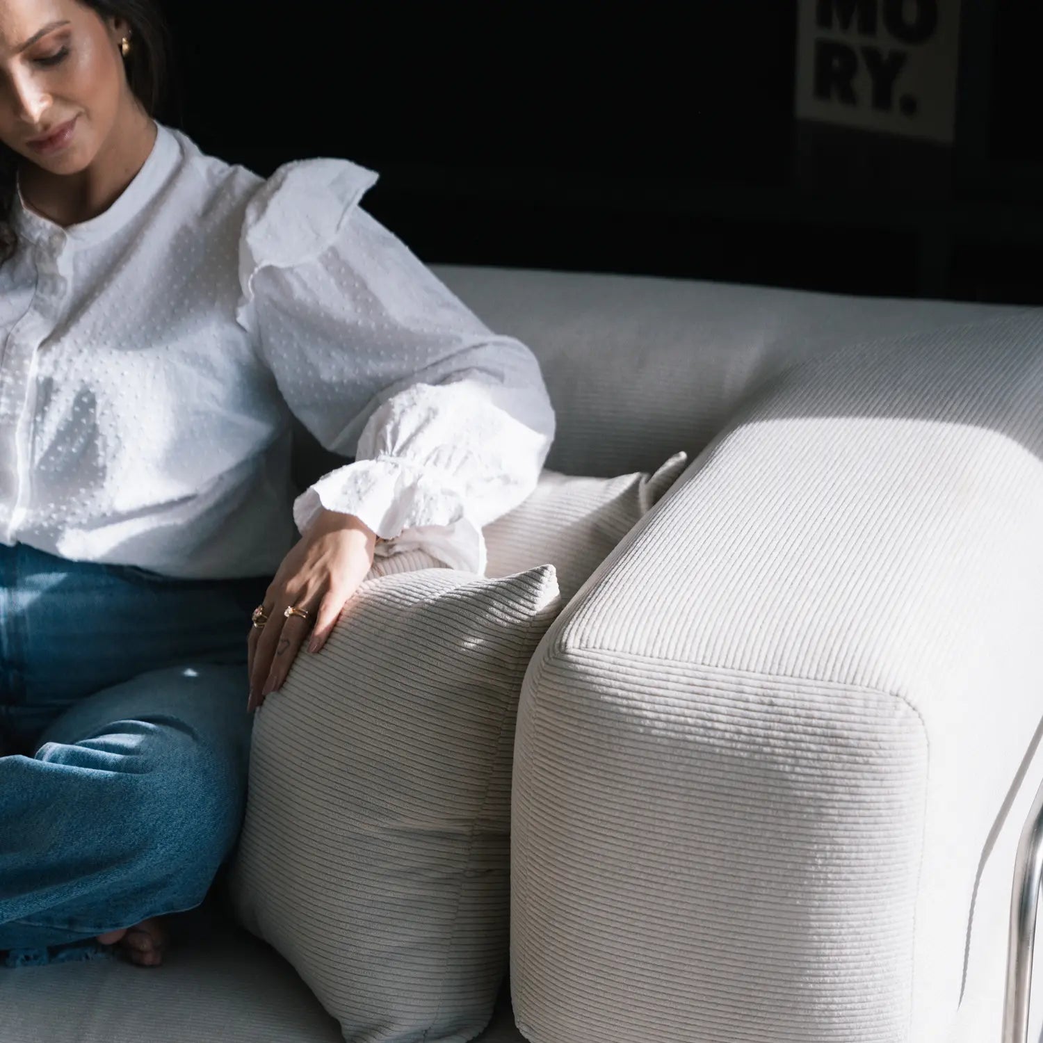 The Growing Sofa | Bloom Sofa Bed Corduroy - Gray