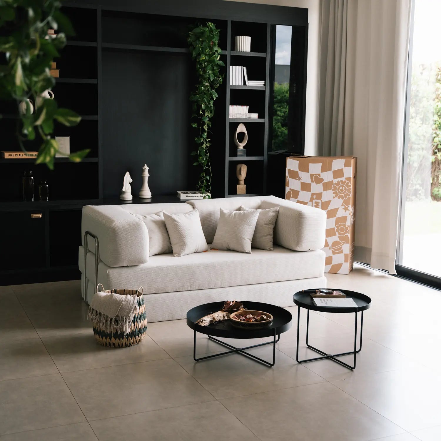 The Growing Sofa | Bloom Sofa Bed Corduroy - Linen