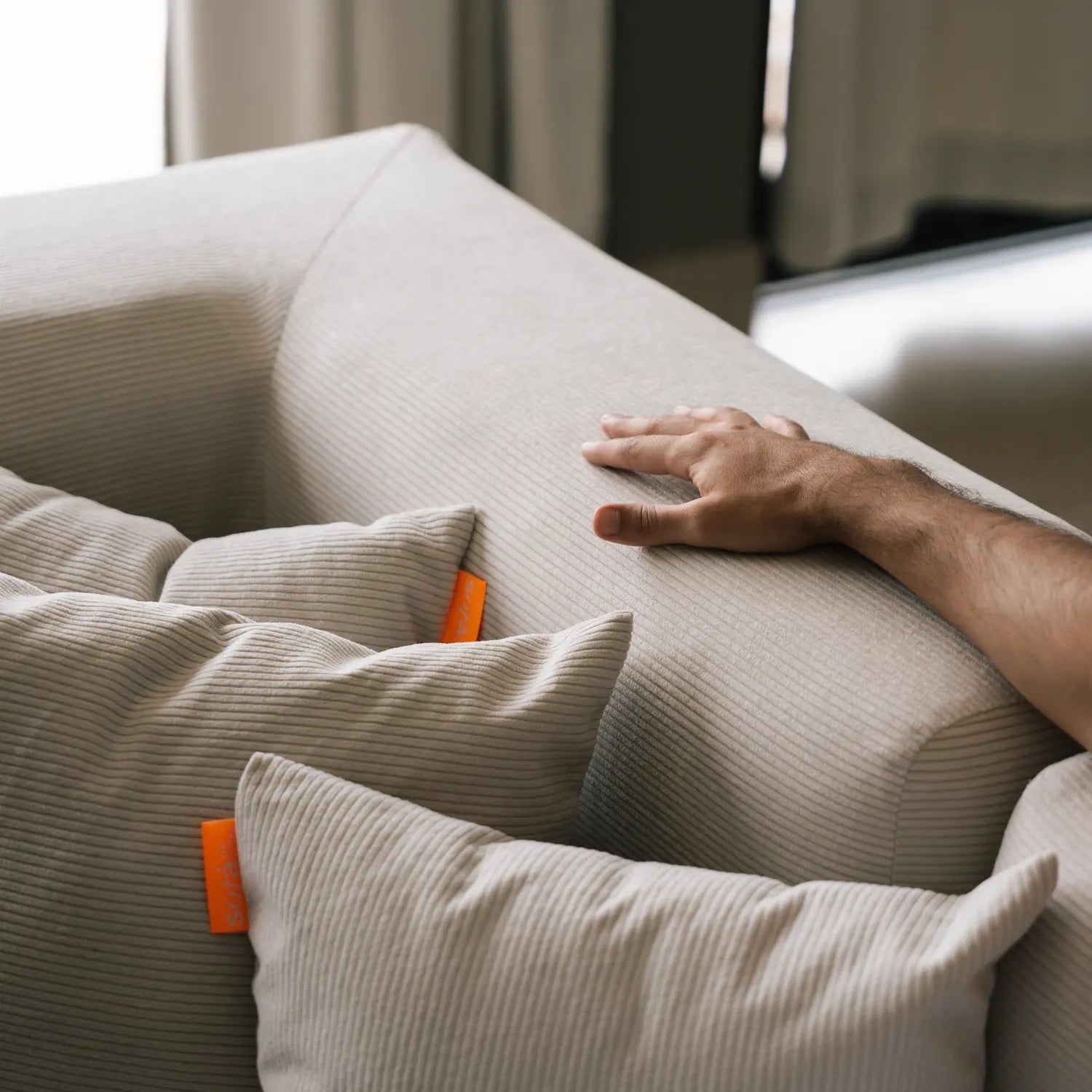 The Growing Sofa | Bloom Sofa Bed Corduroy - Gray