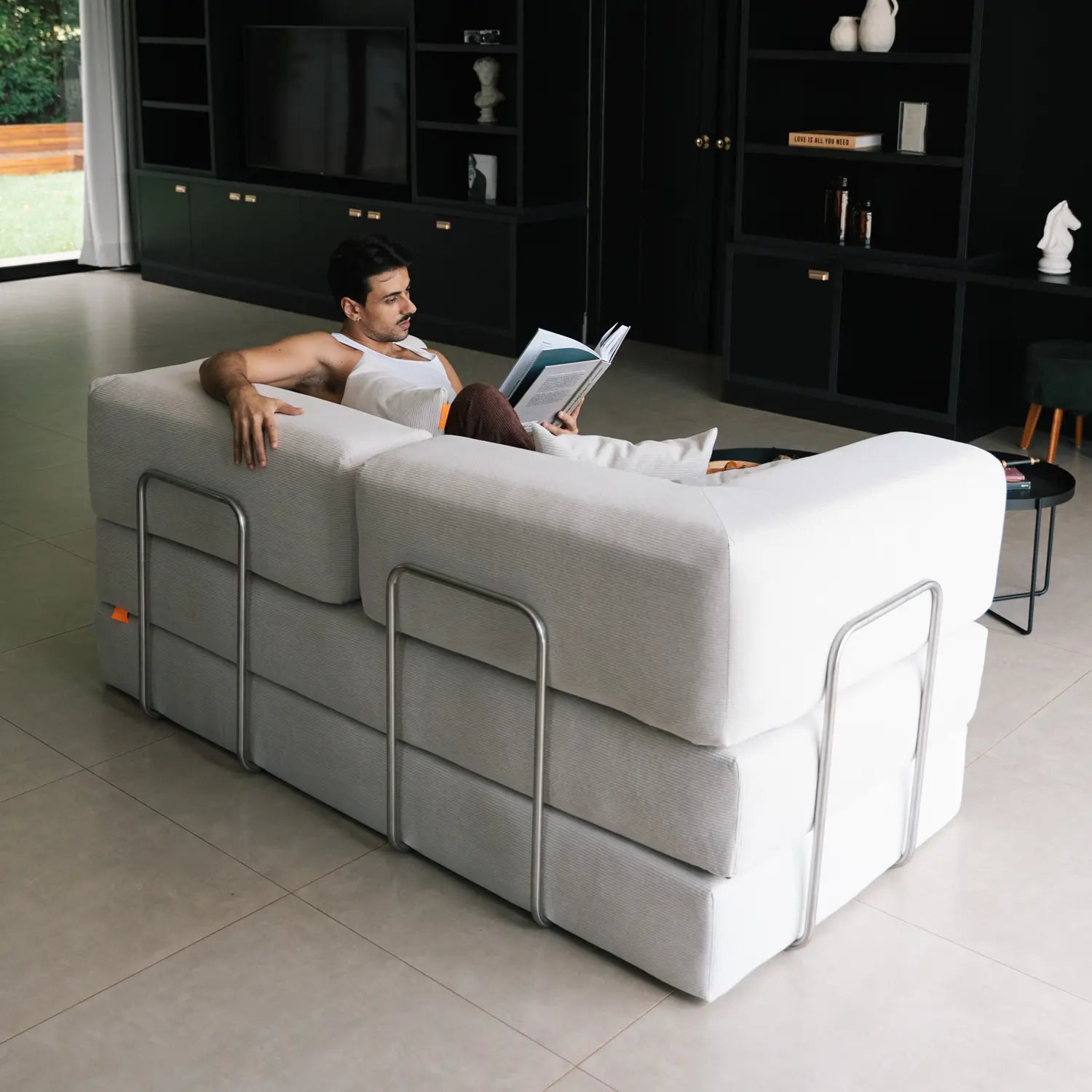 The Growing Sofa | Bloom Sofa Bed Corduroy - Linen