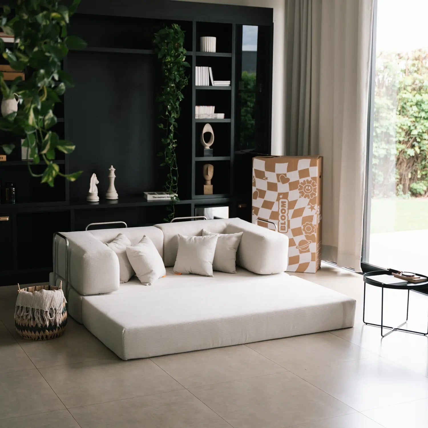 The Growing Sofa | Bloom Sofa Bed Corduroy - Linen