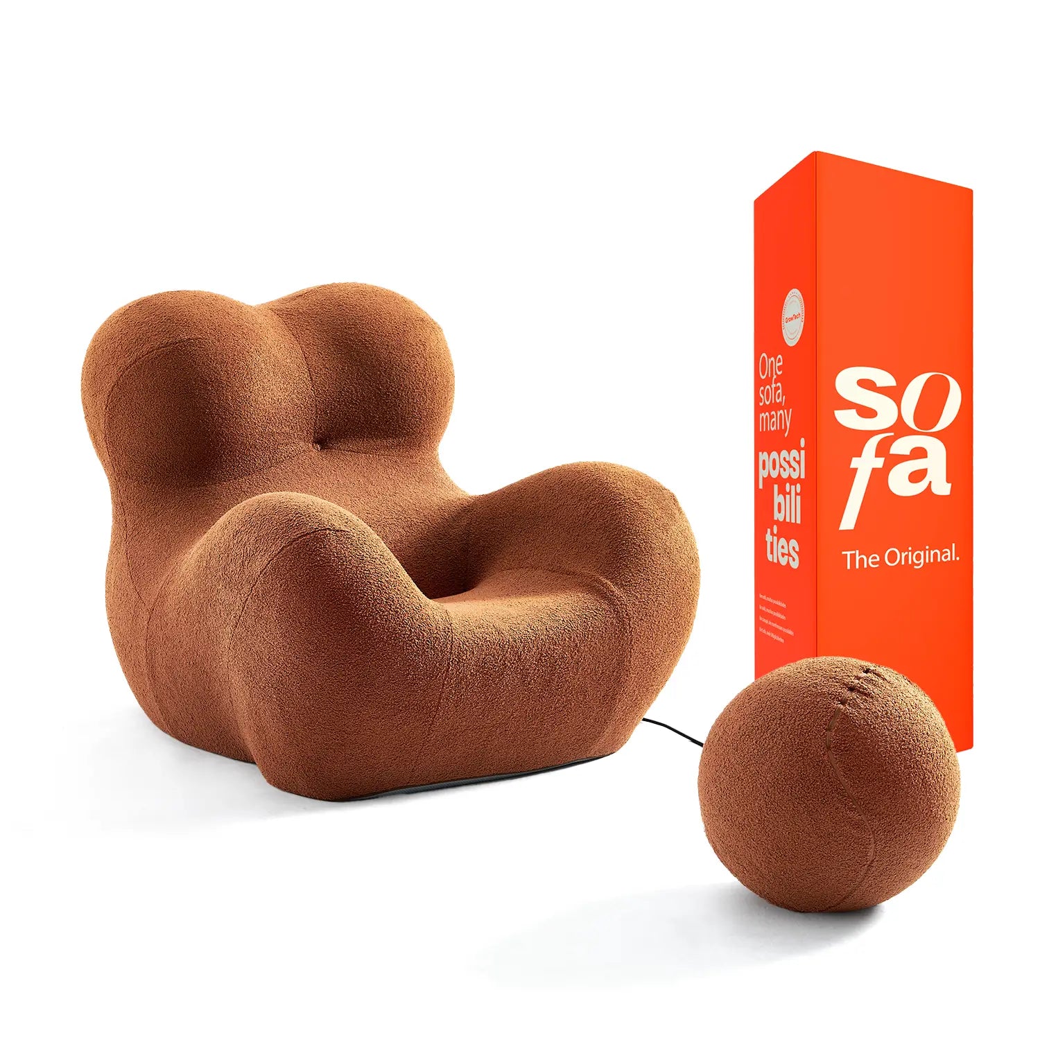 The growing sofa Palla - Orange