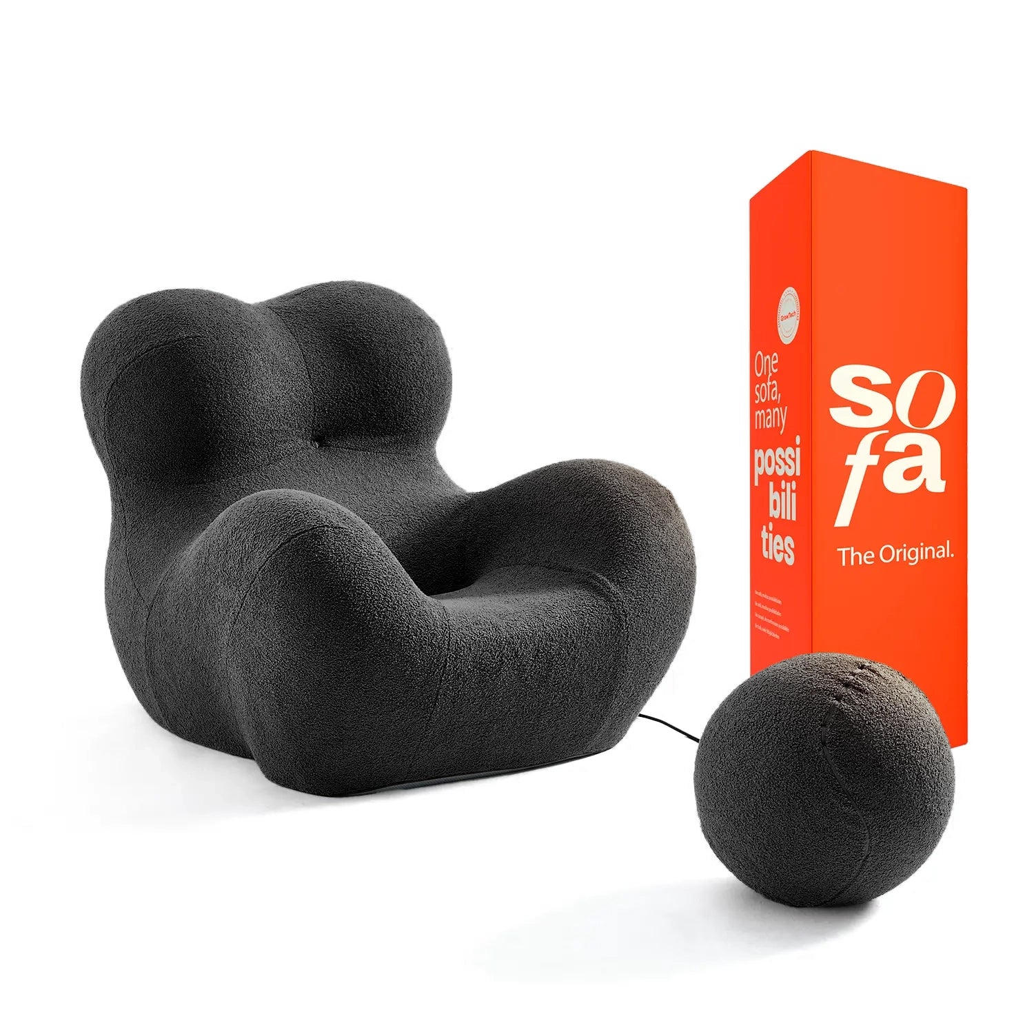 The growing sofa Palla - Black