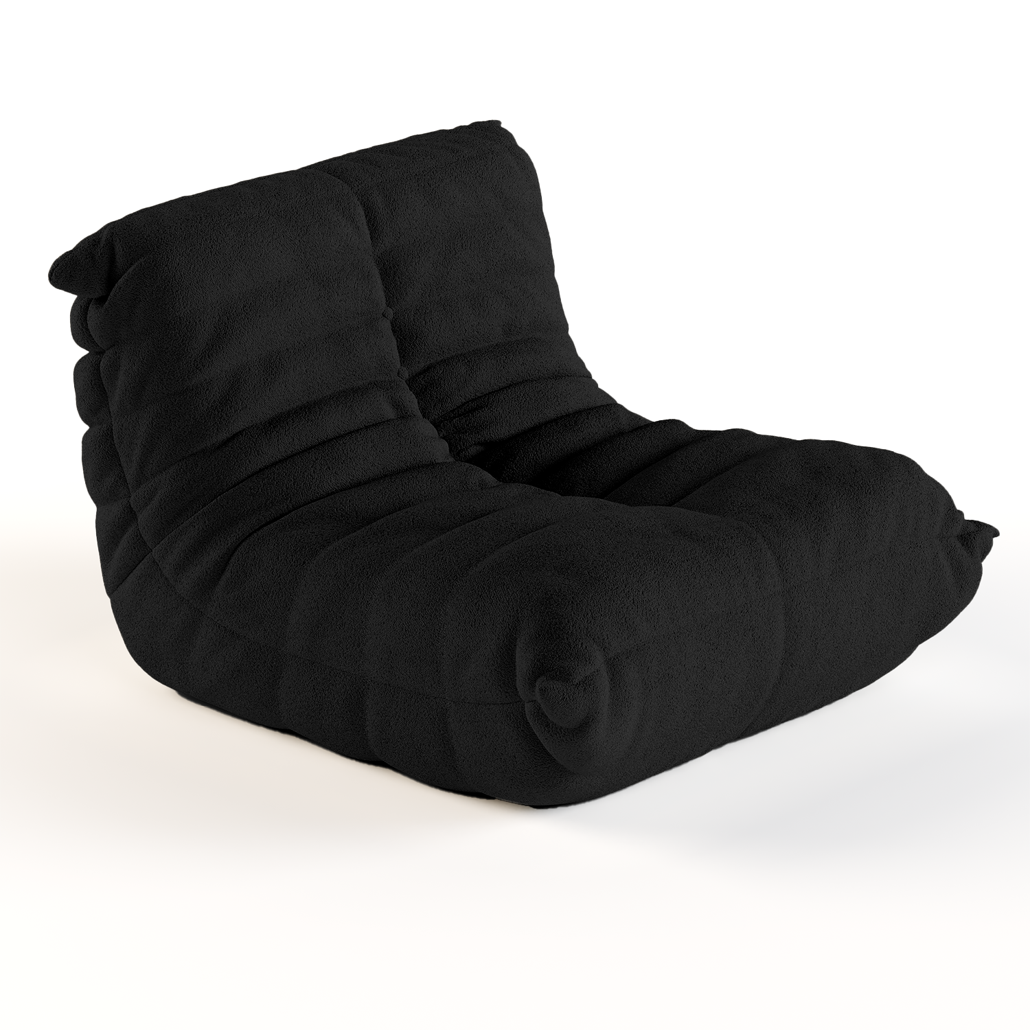 The growing sofa 1973 1 seat in Boucle - Black