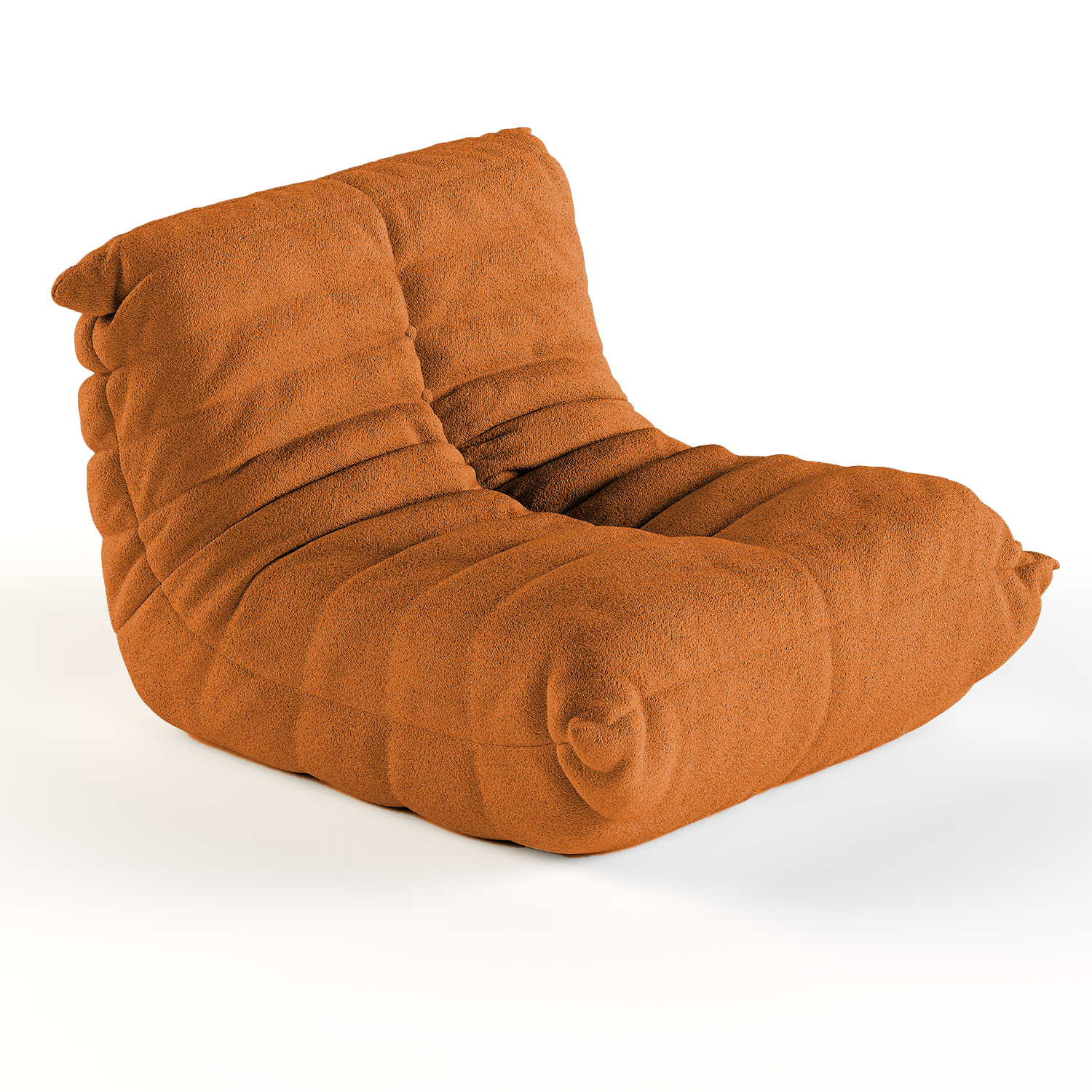 The growing sofa 1973 1 seat in Boucle - Orange