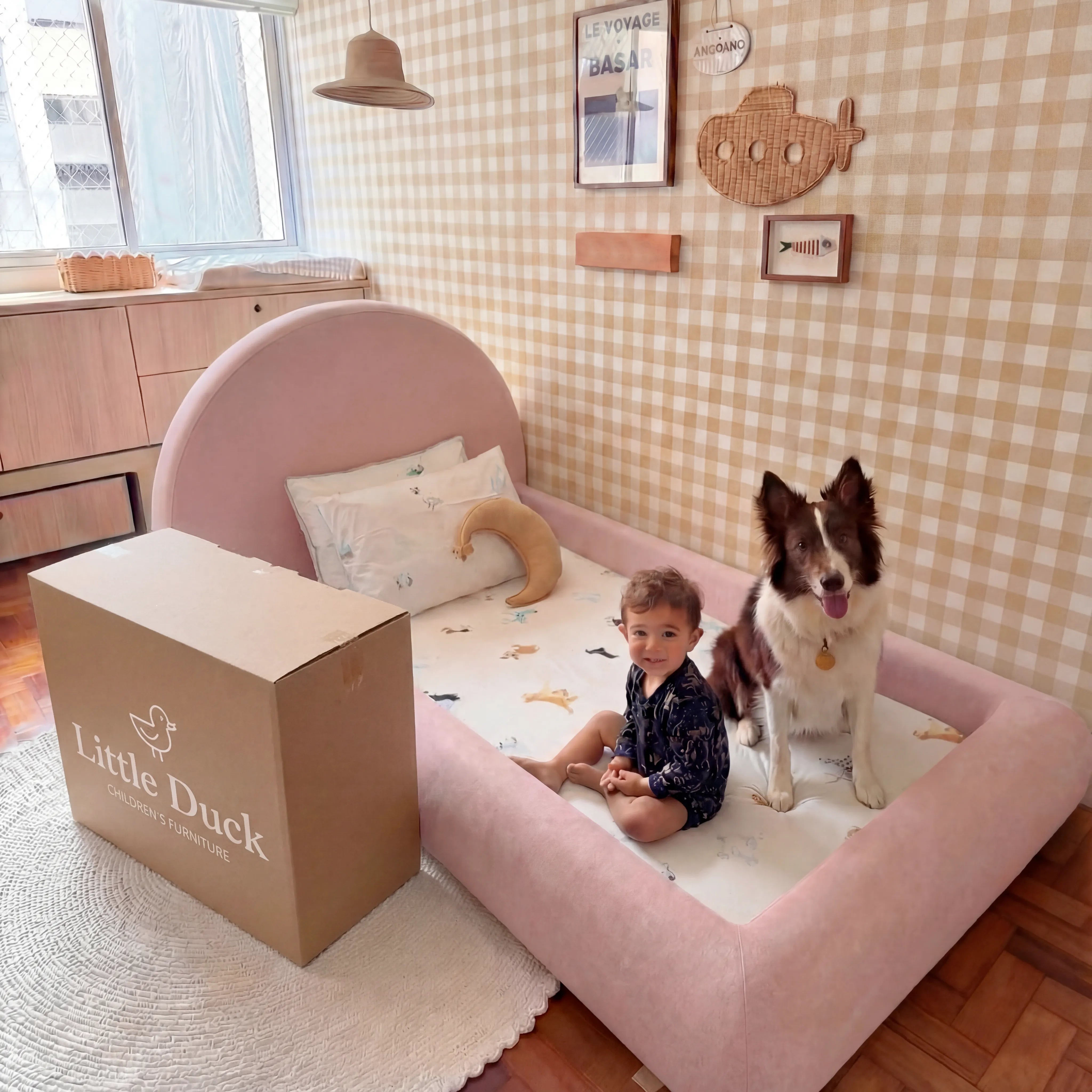Little Duck Montessori Bed Sun - Pink