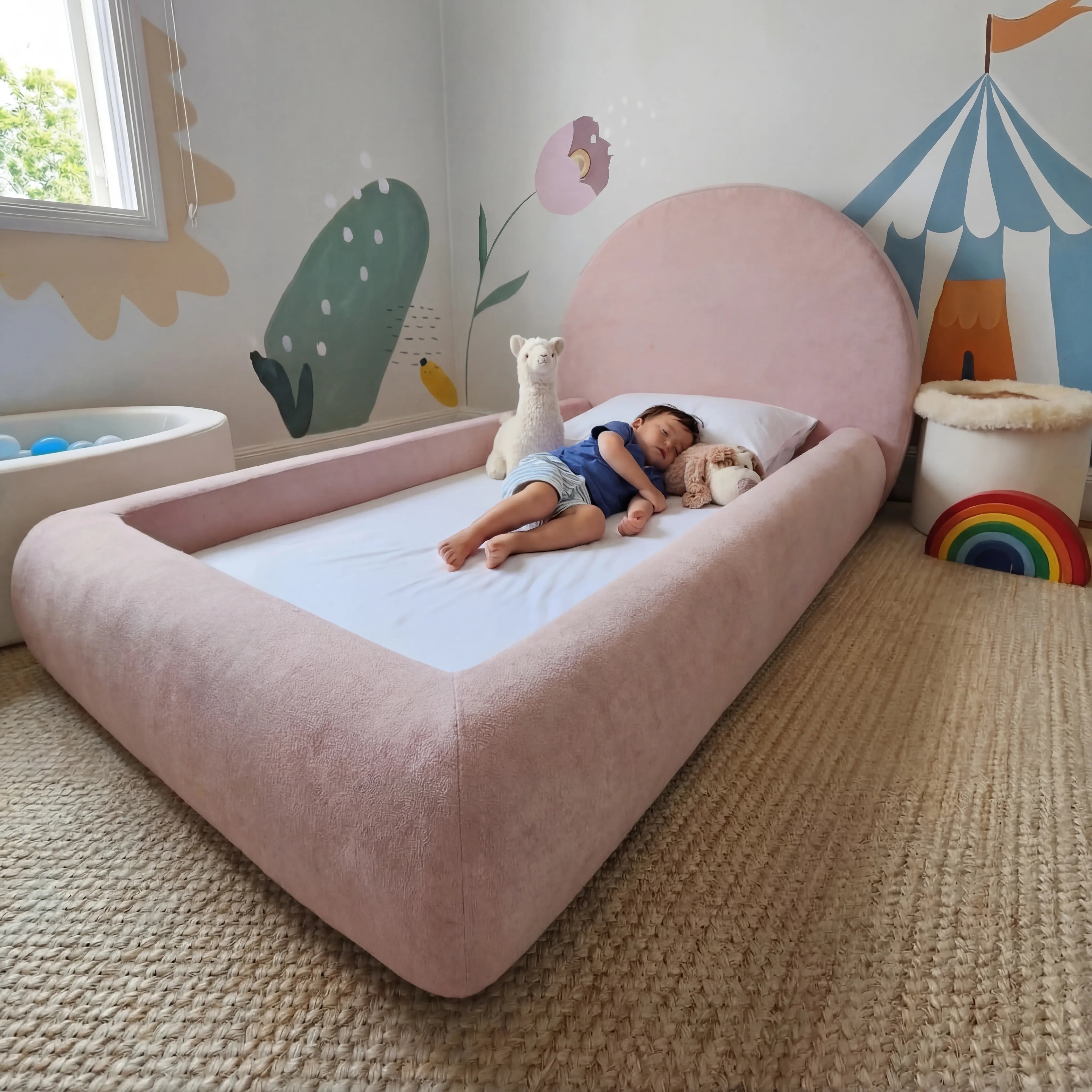 Little Duck Montessori Bed Sun - Pink