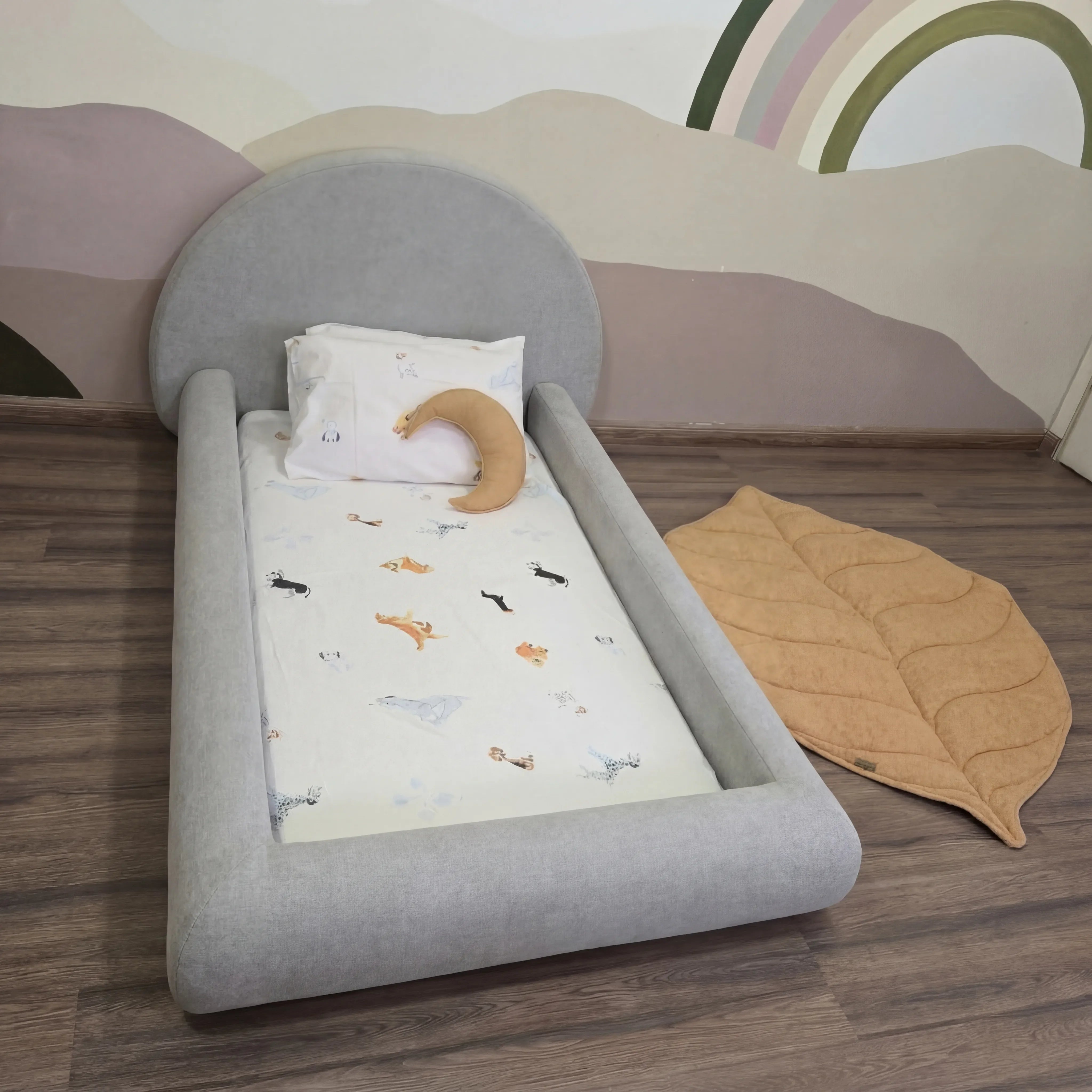 Little Duck Montessori Bed Sun - Gray