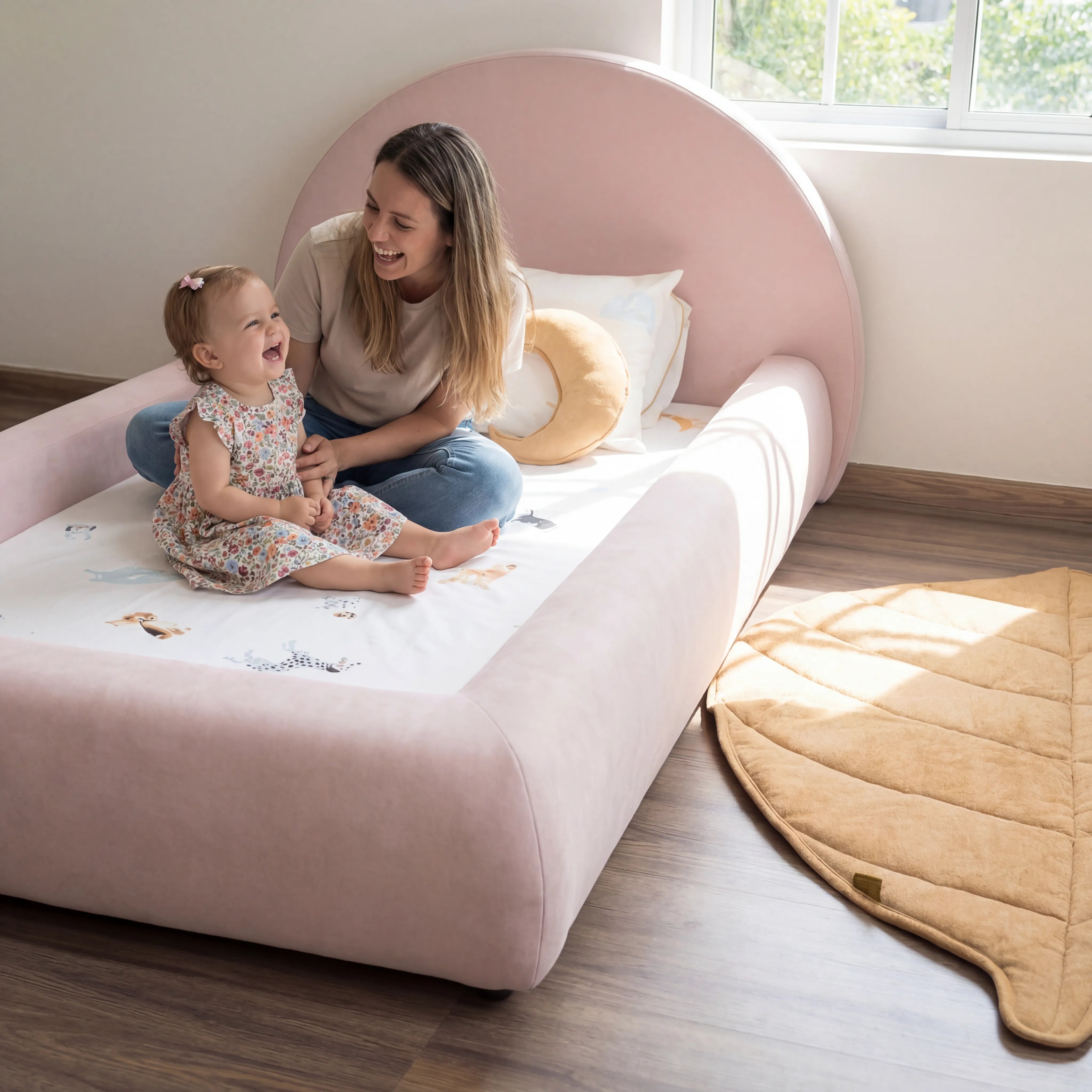 Little Duck Montessori Bed Sun - Pink
