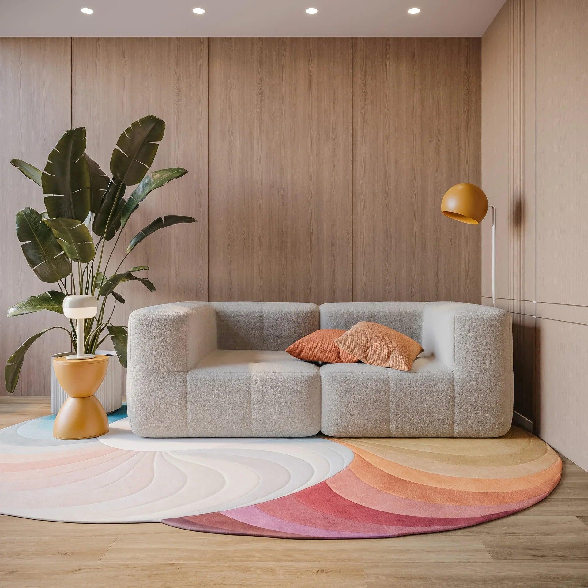The Growing Sofa | 2-Piece Modular Sofa with 2 Corner Pieces - Gray